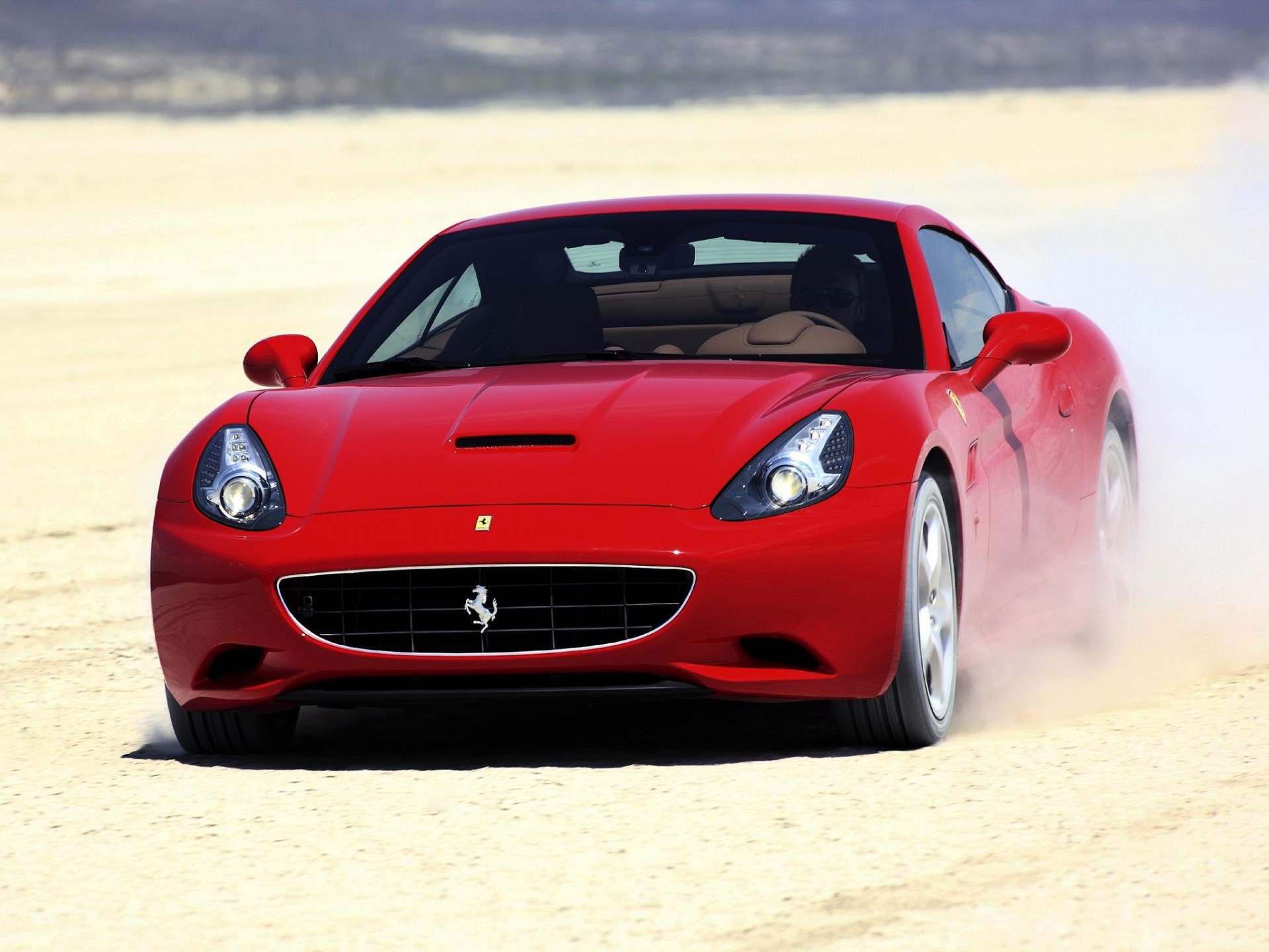 ferrari california dust