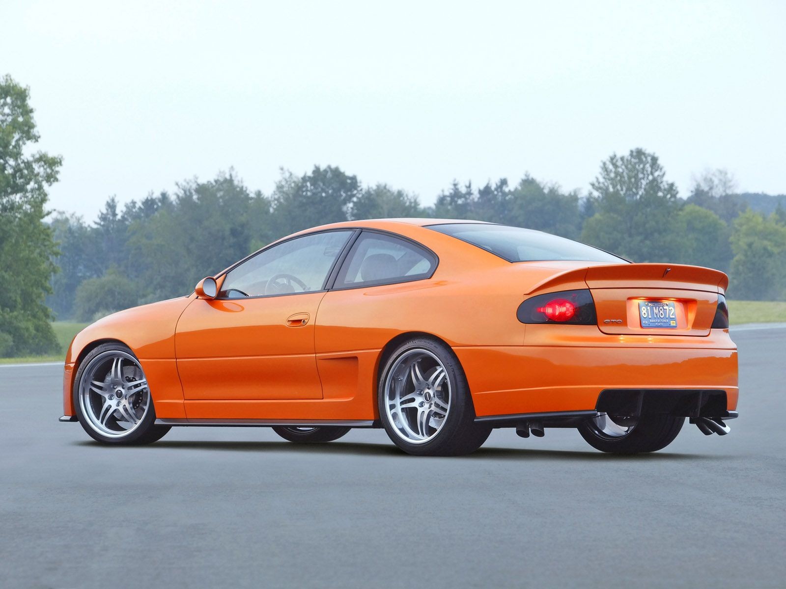 pontiac gto bélier orange