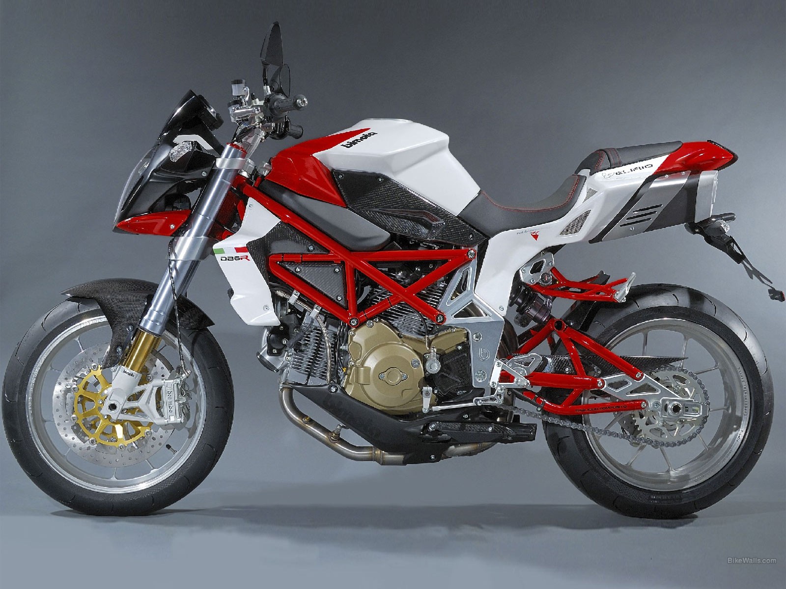 bimota db6r sulla ruota anteriore