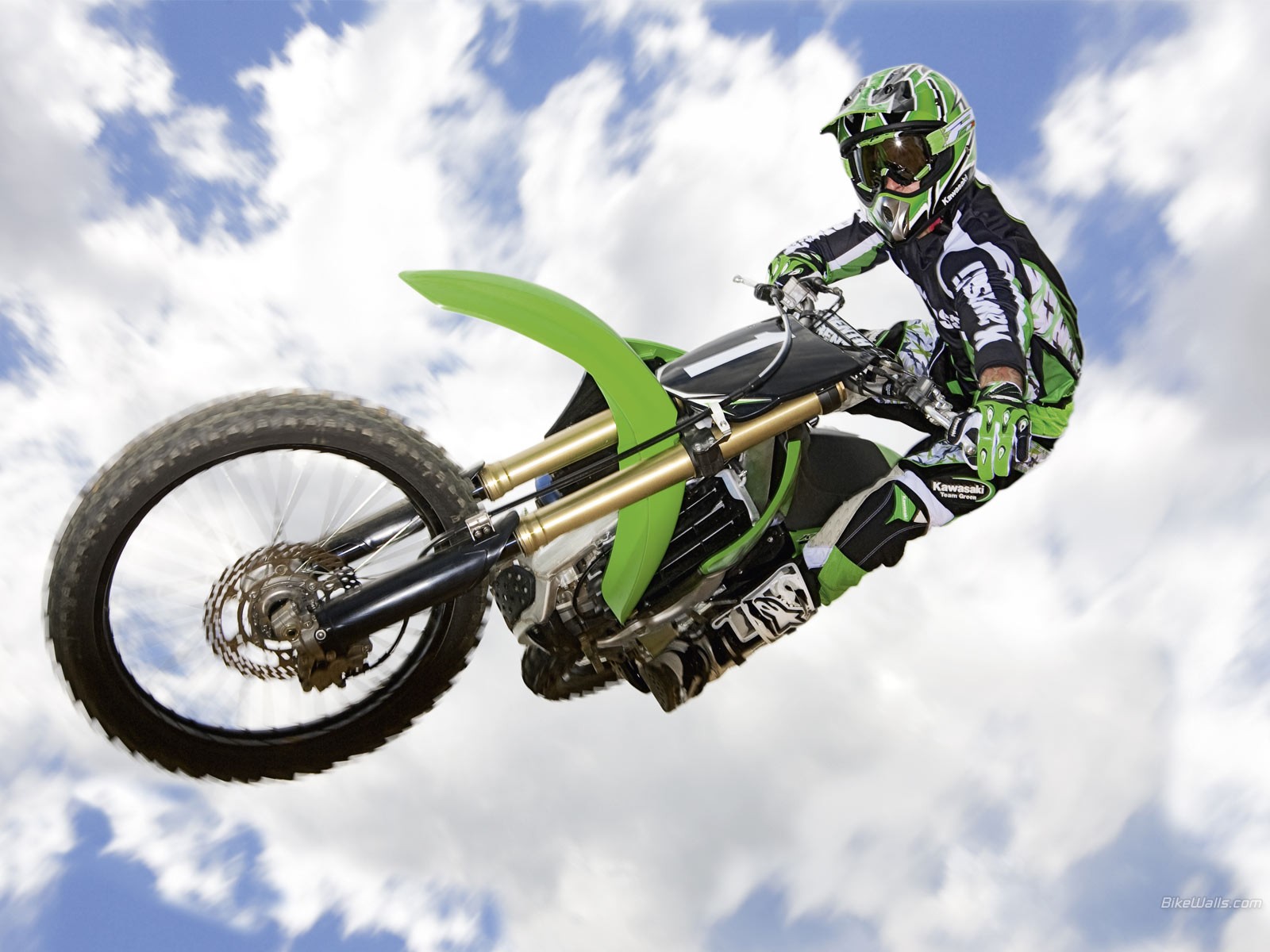 kawasaki kx250f палет на мотоцикле