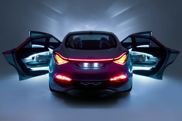 A new Hyundai car concept is presented