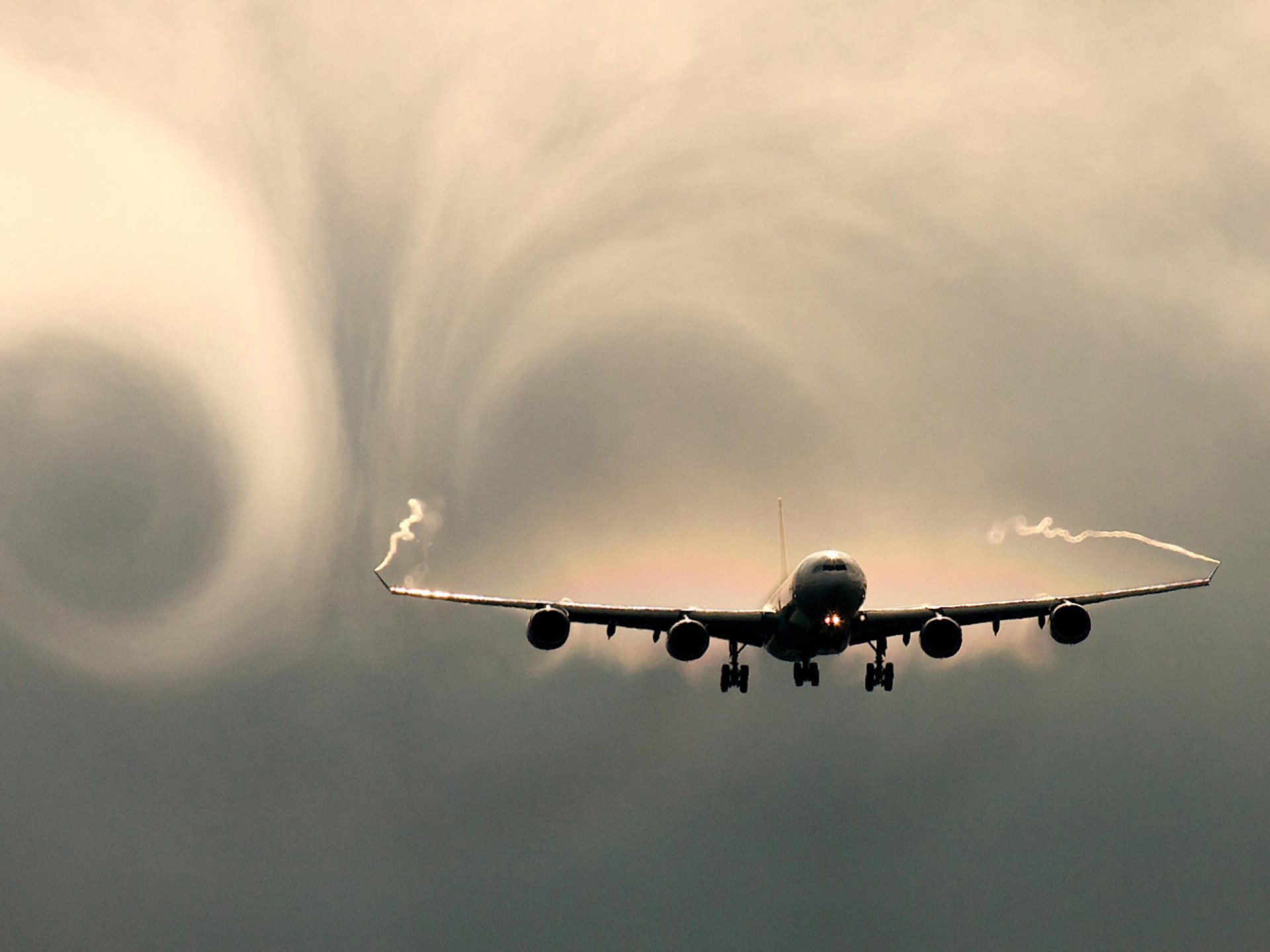 avión pista cielo