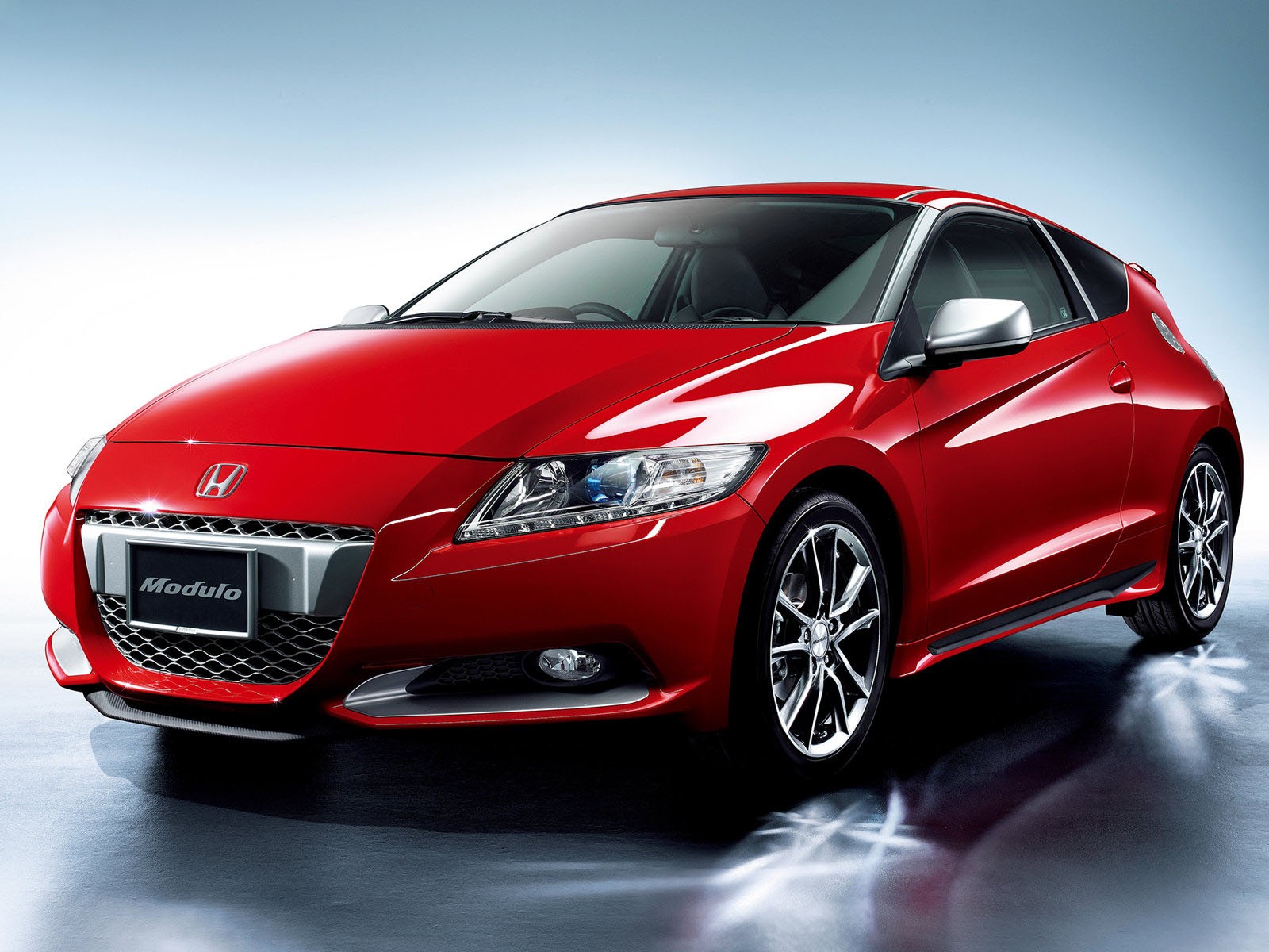 honda cr-z in rot fotografie auto