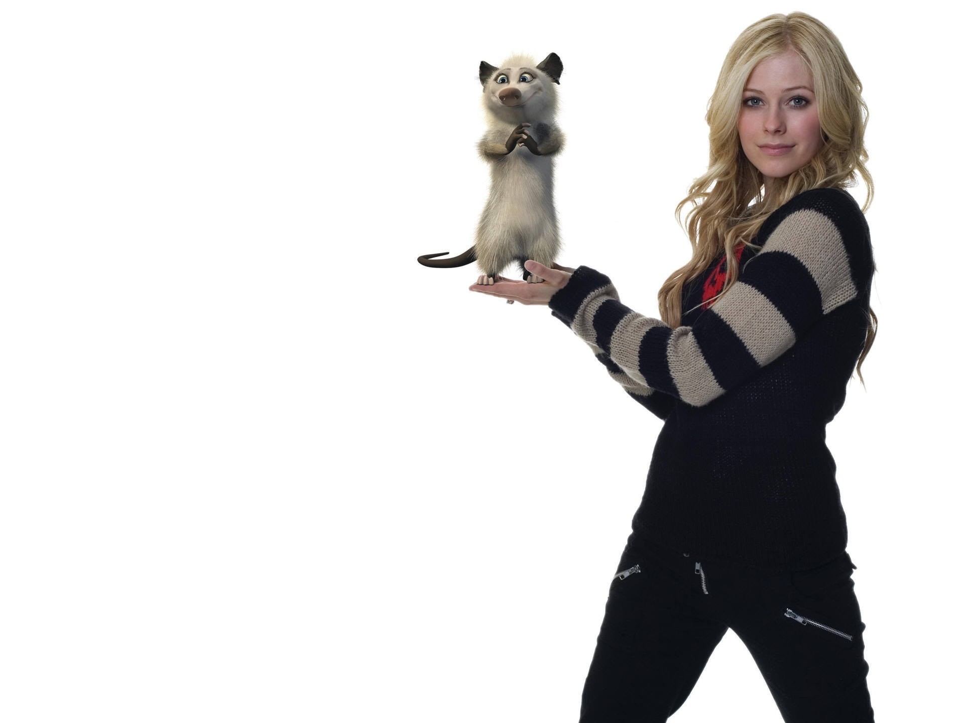 chanteur canada style caractère fond blanc avril lavigne animaux concepteur présentation avril lavigne montage dessins animés