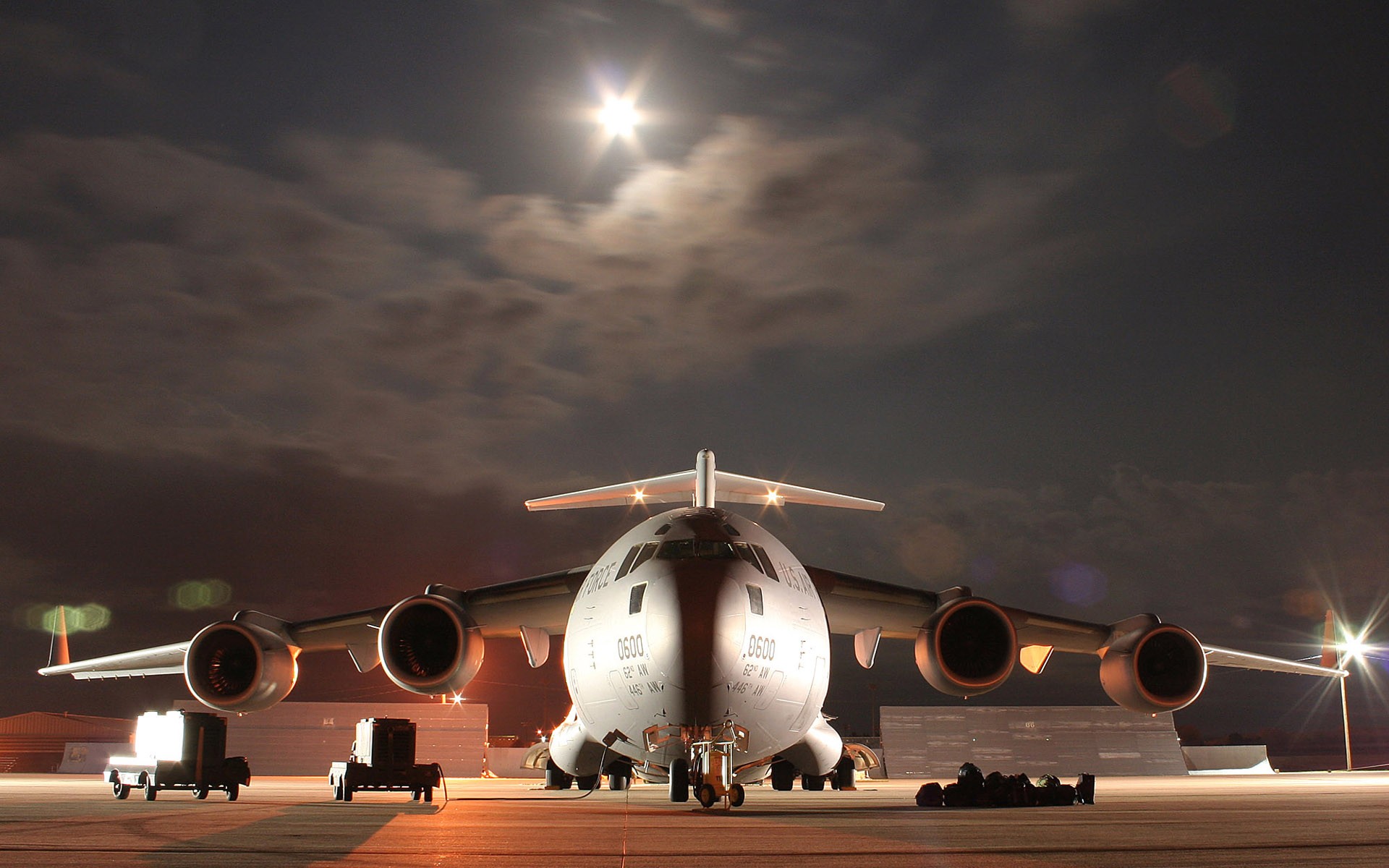 flugplatz technik abend