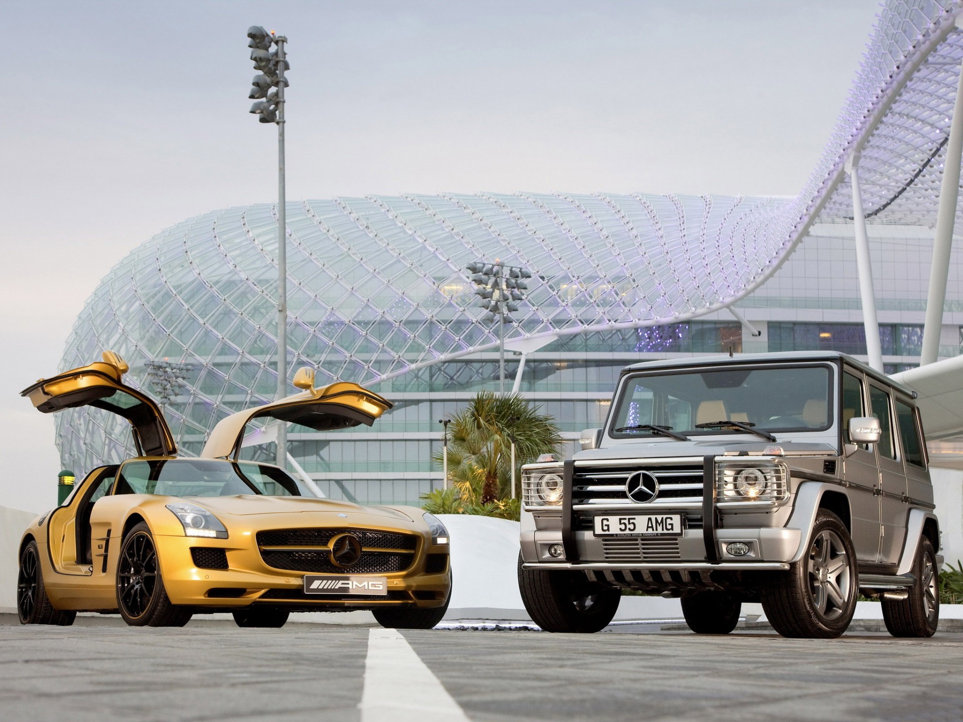 mercedes benz sls amg desert gold edition g 55 amg