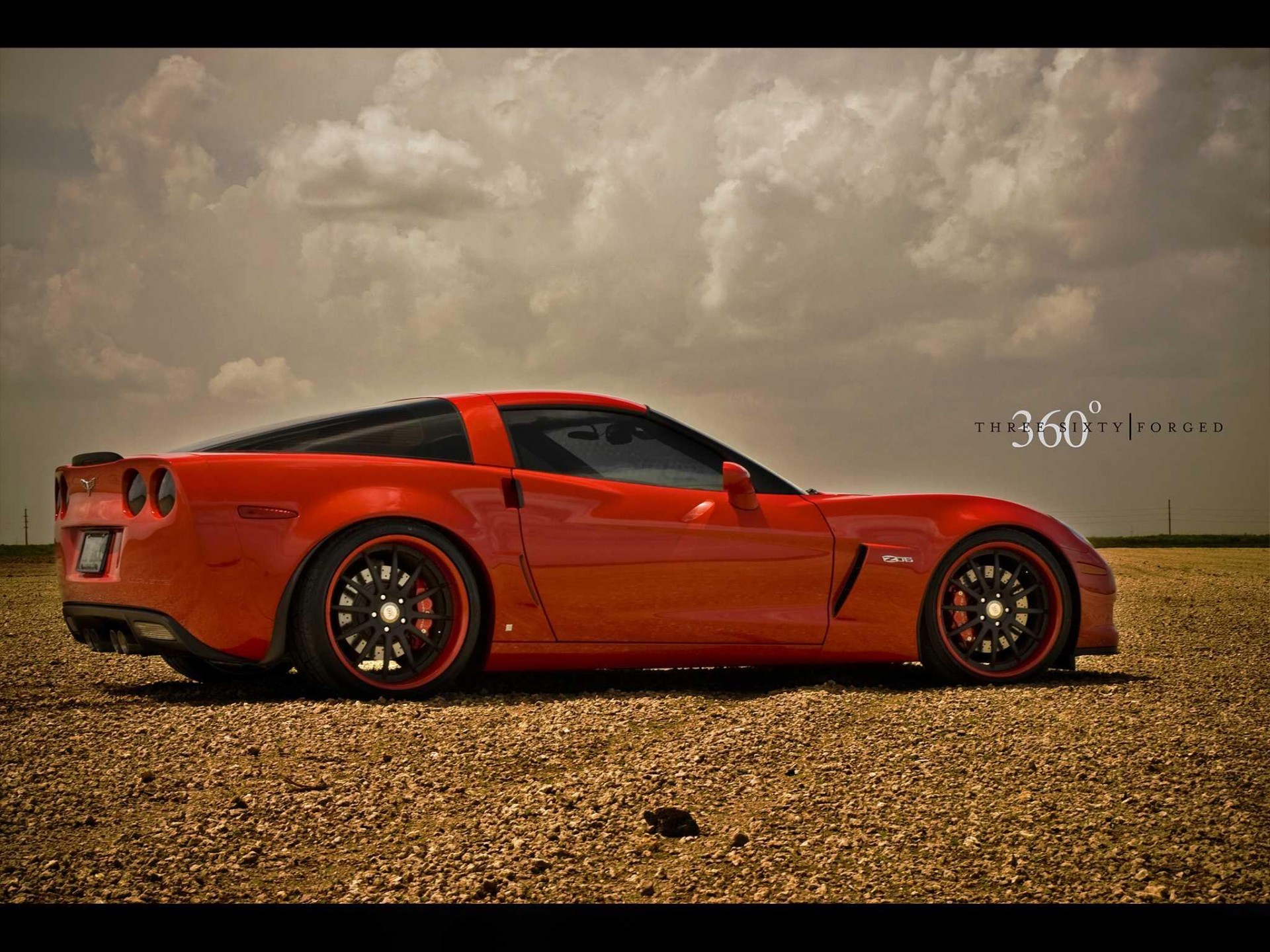 chevrolet corvette red