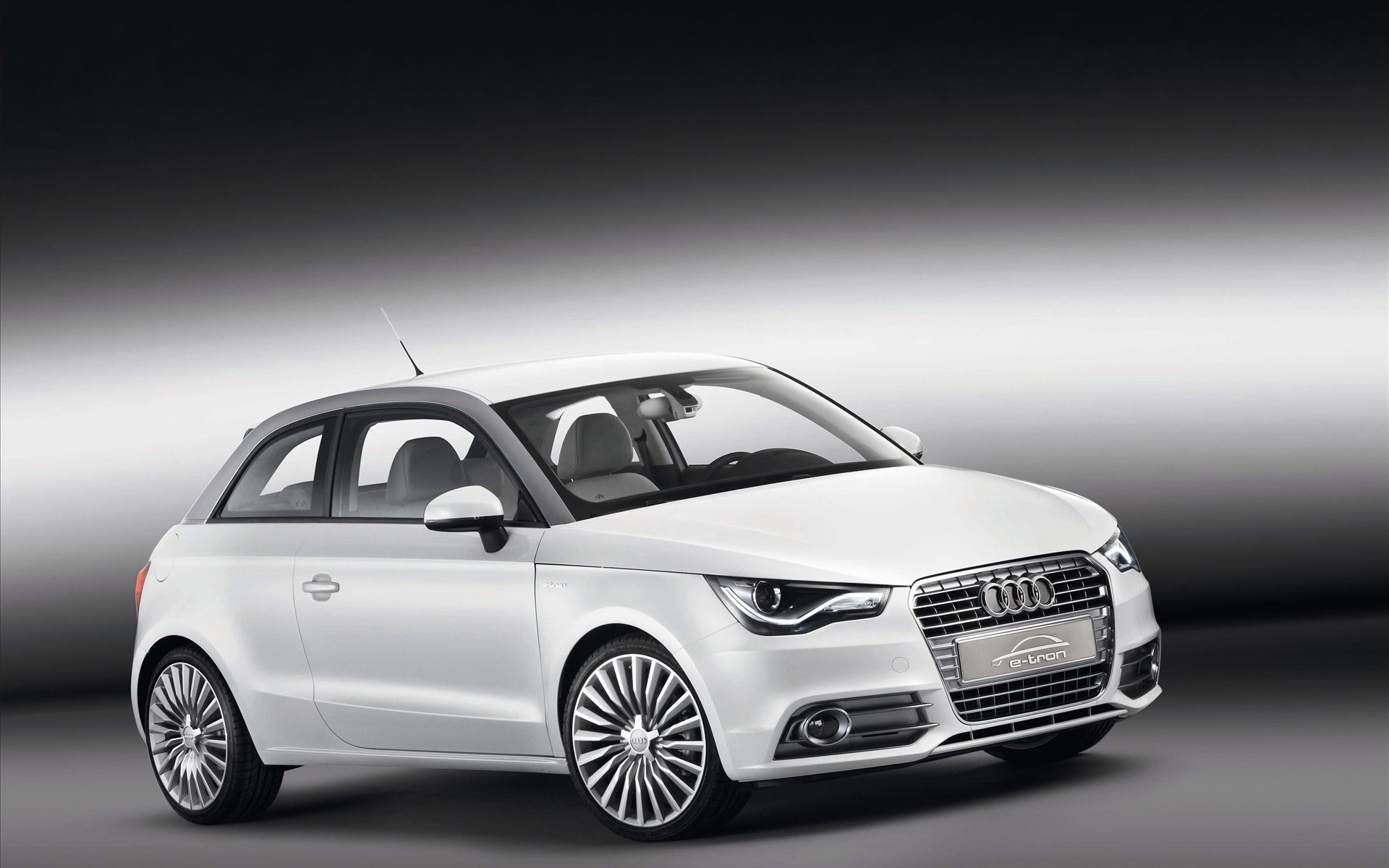 audi a1 etron concept bianco