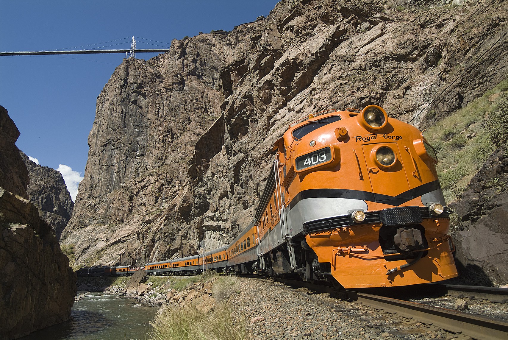 tren royal gorge puente