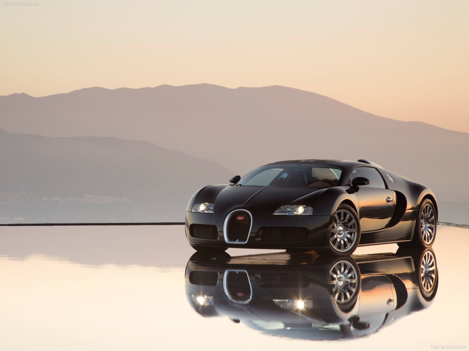 bugatti black white