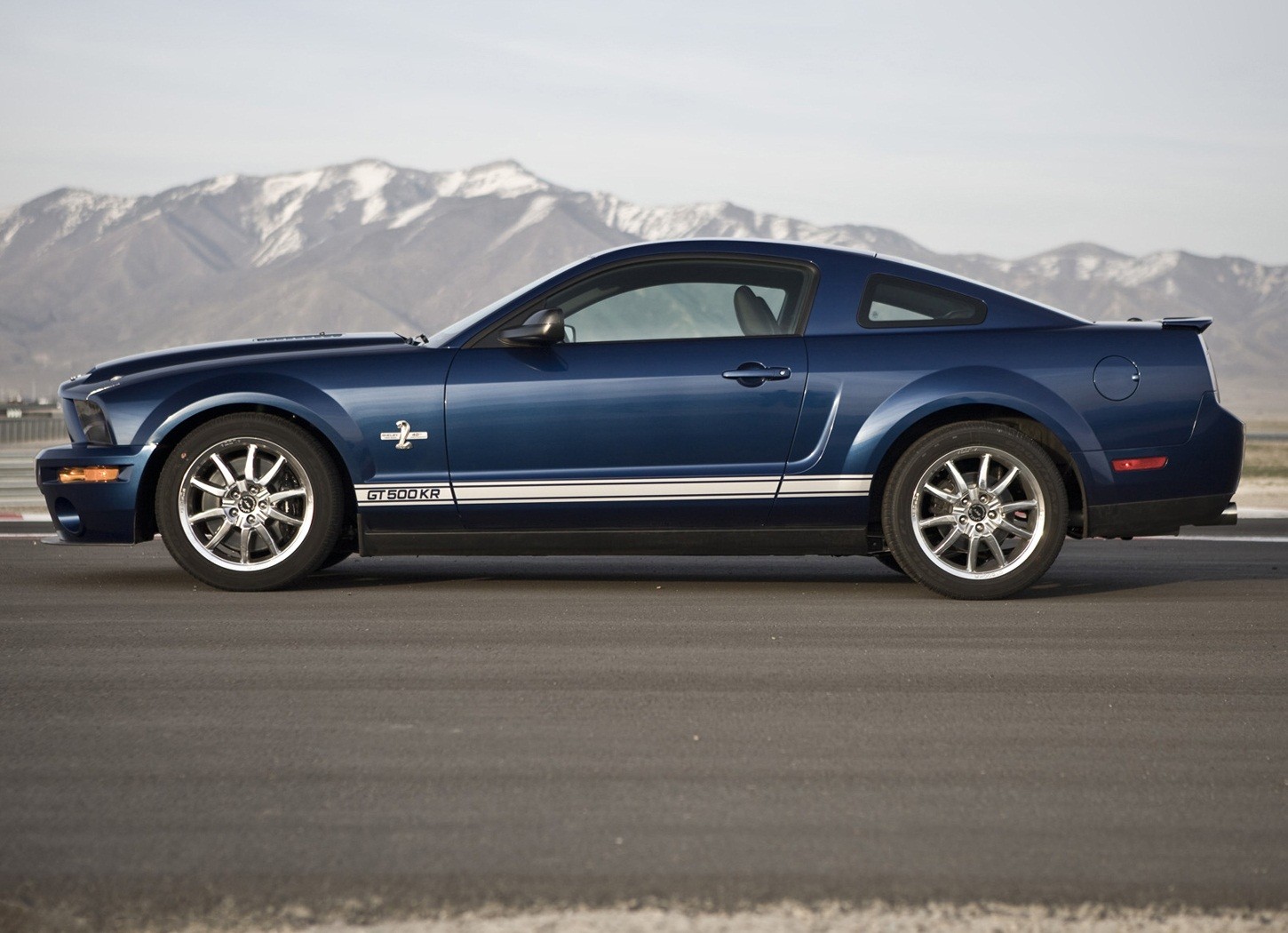 mustang gt 500 montagnes