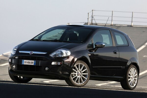 Coche fiat en color negro