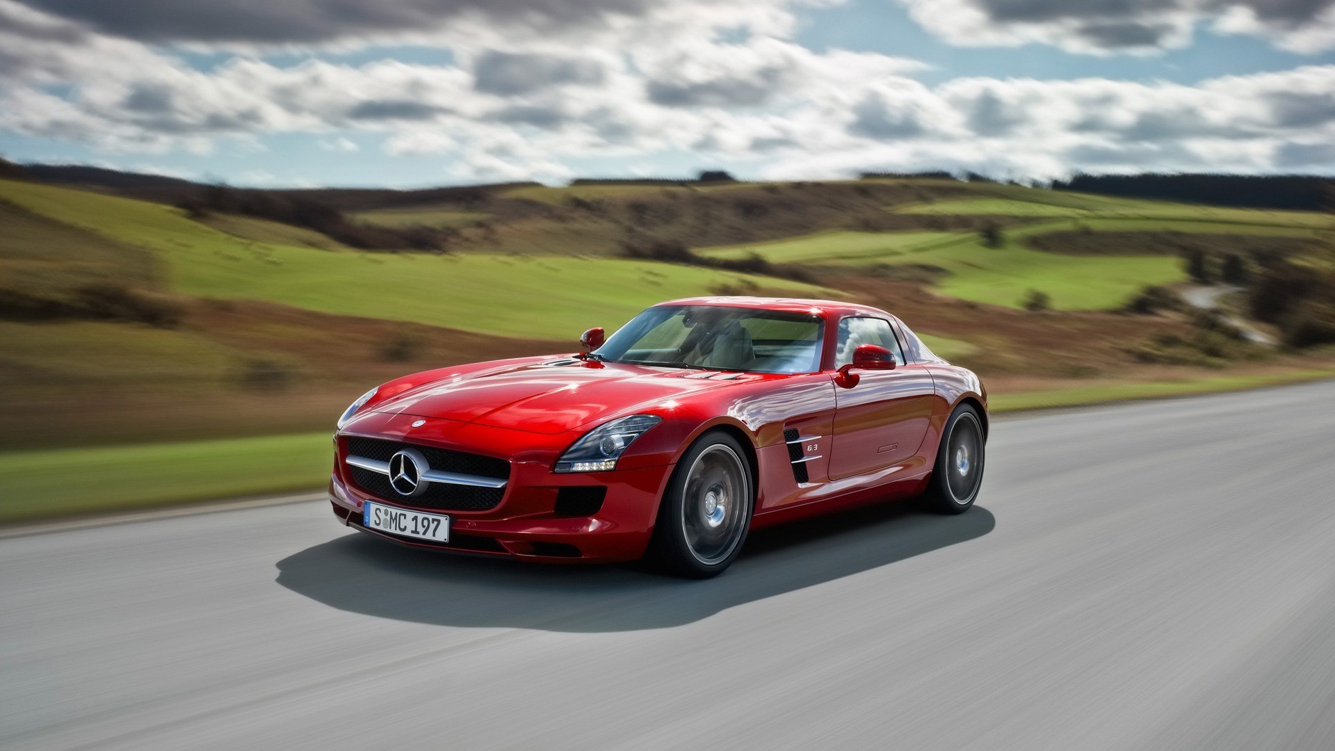 mercedes sls coche deportivo