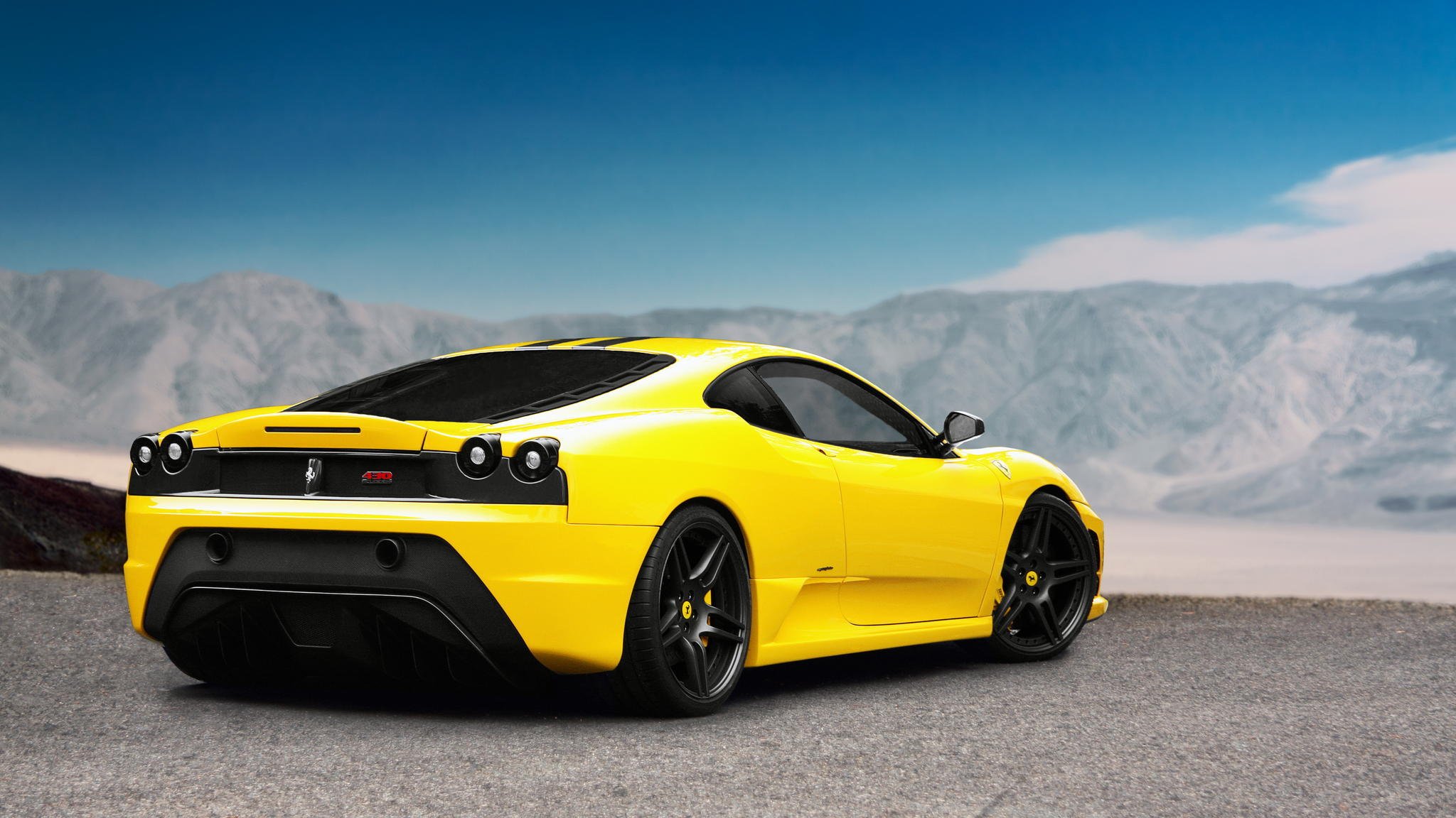 ferrari f430 scuderia tuning jaune ferrari