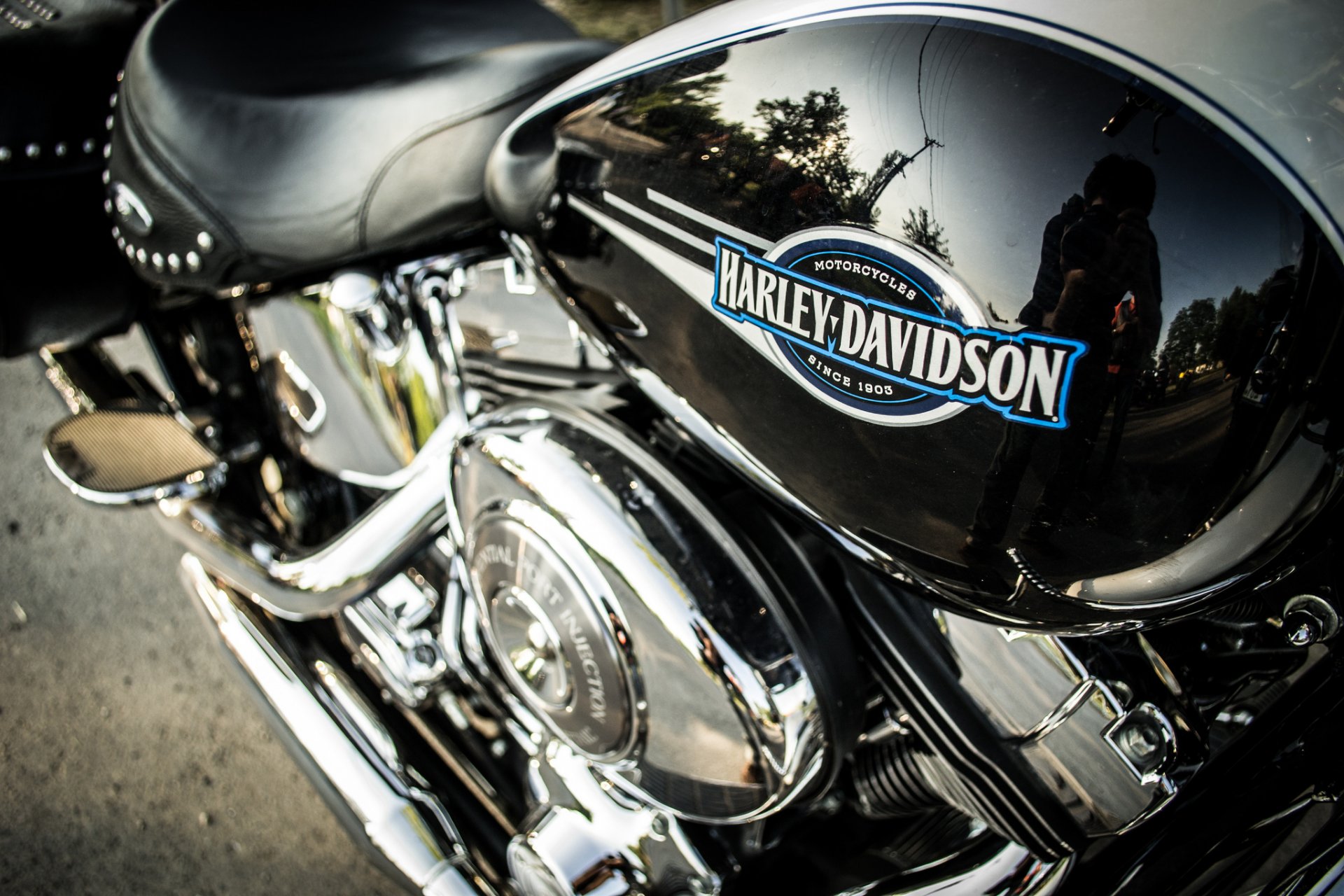 harley-davidson metal bike