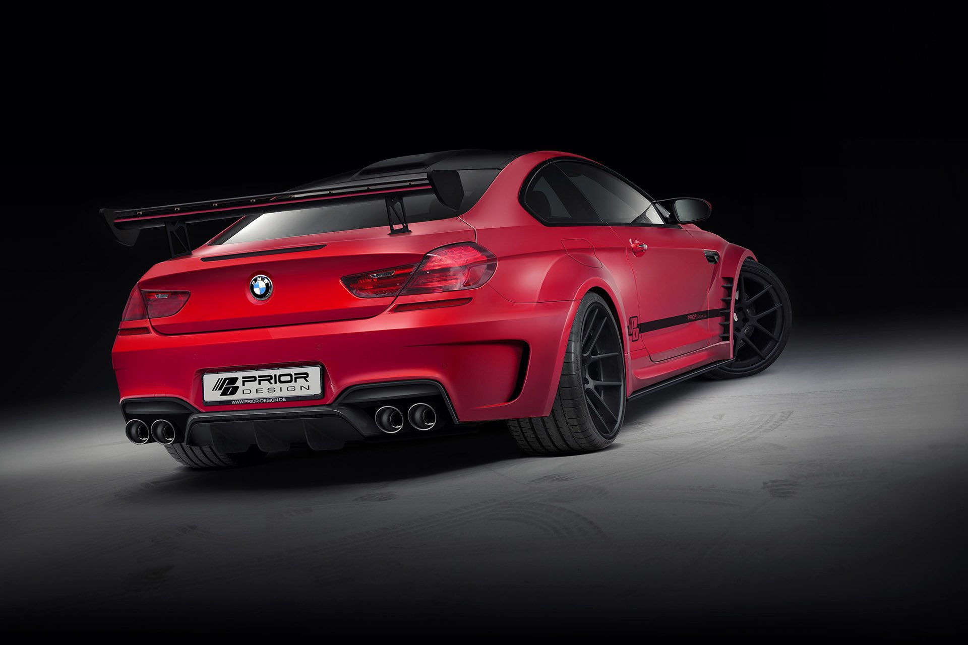 bmw m6 przed designem coupe tuning czerwone