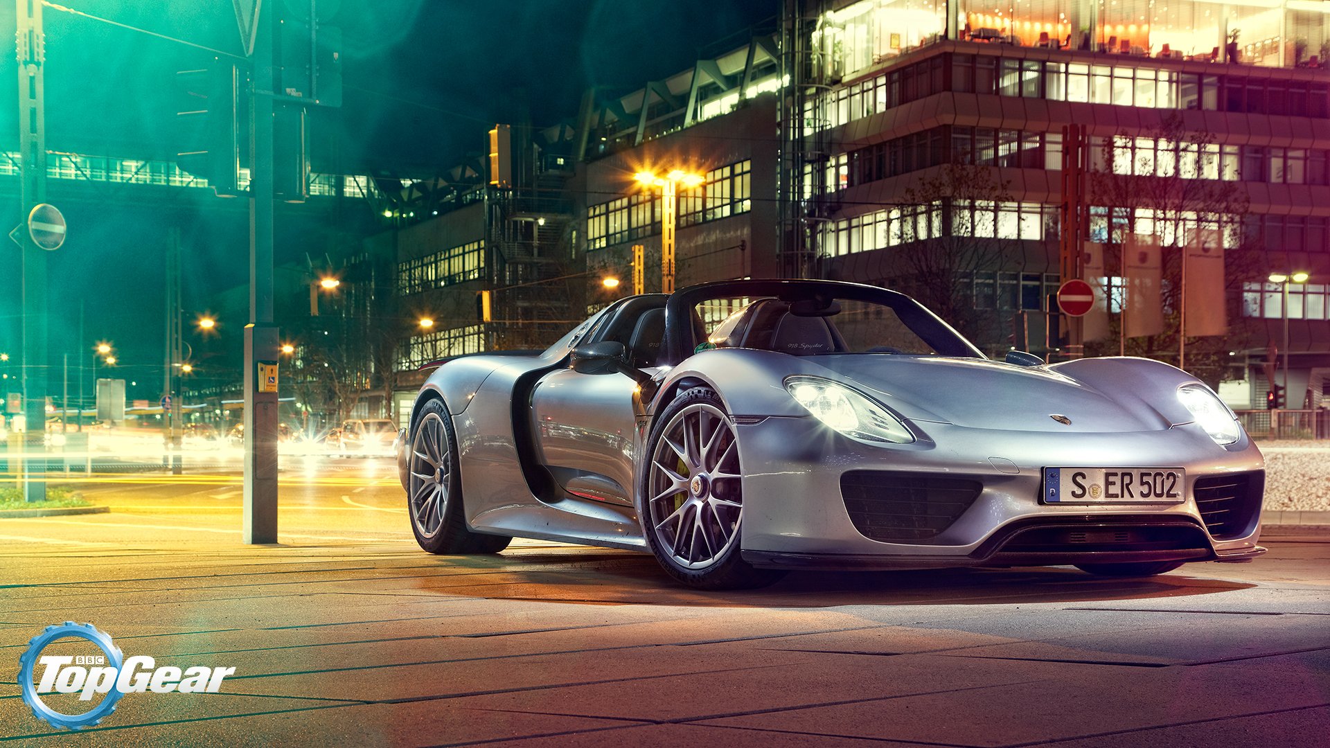 porsche spider supercar top gear top gear top gear night