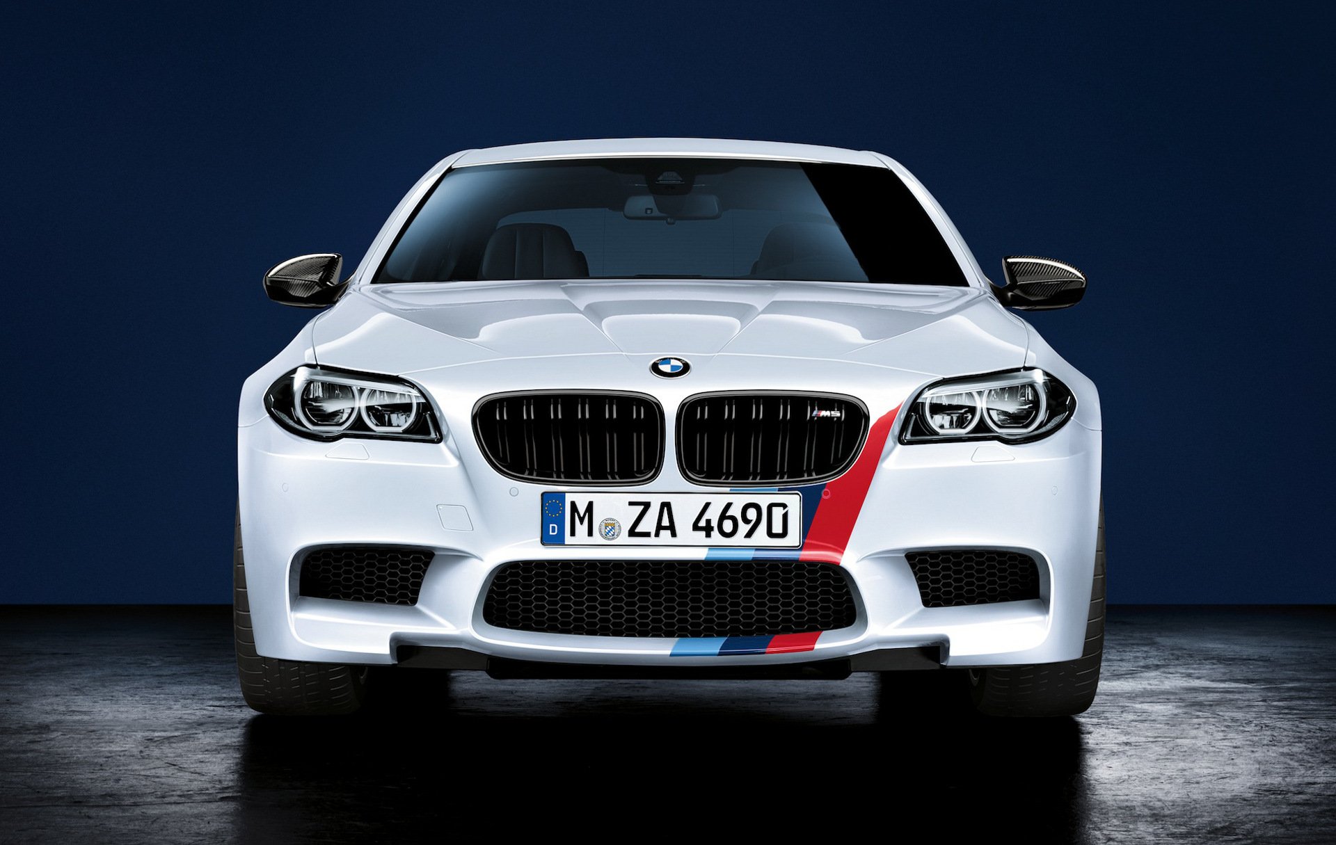 bmw performance 5 series m5 f10 white front