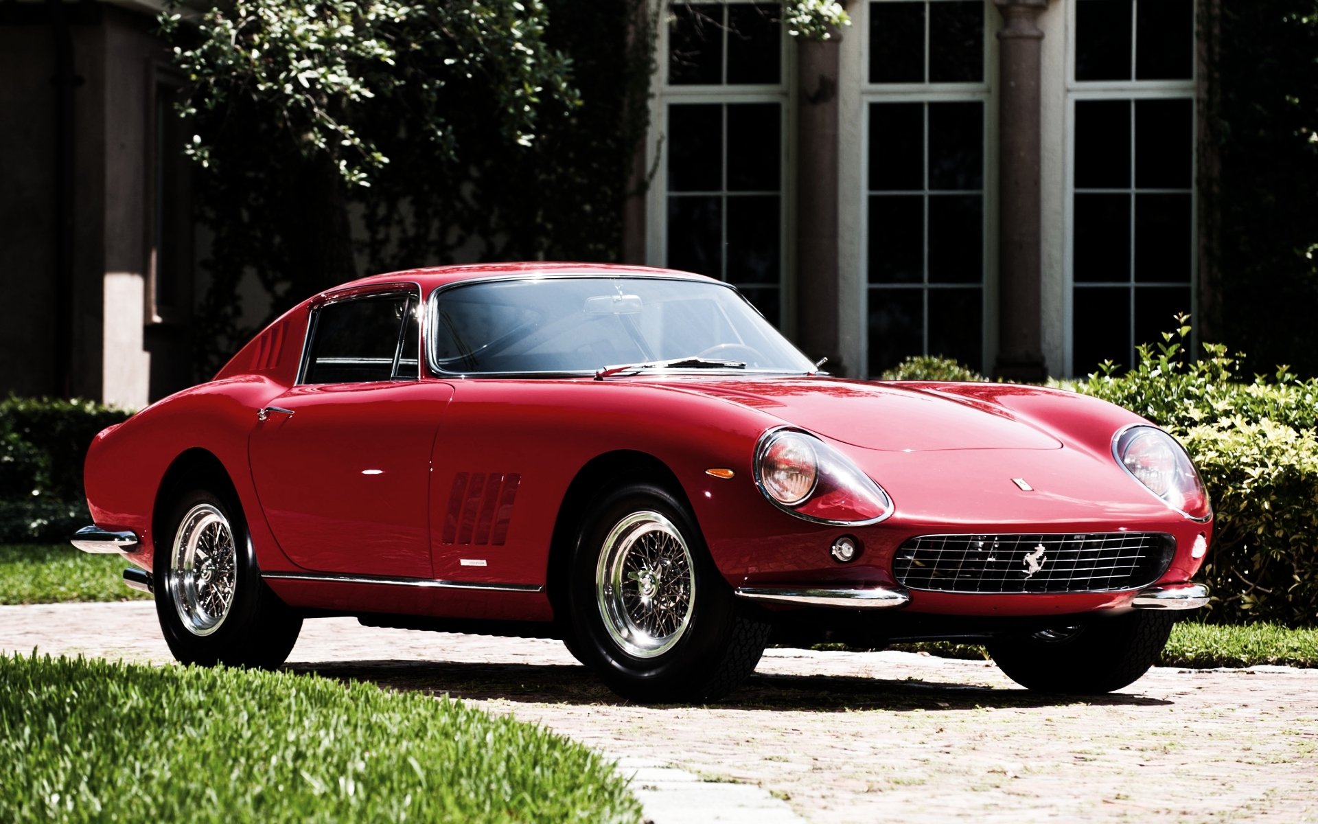 ferrari gtb 1964 ferrari rot supersportwagen front