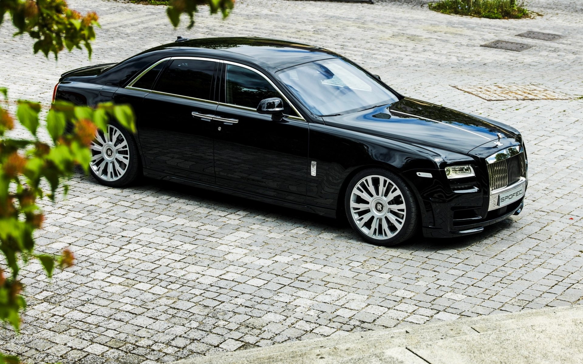 rolls royce призрак автомобиль черный