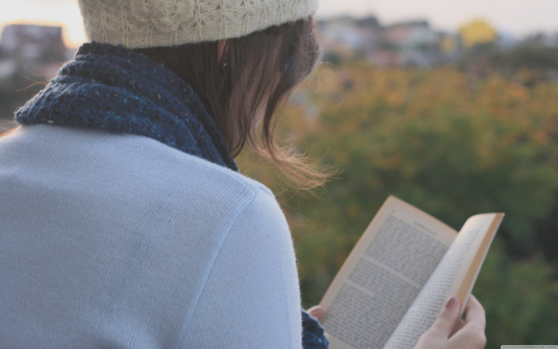 lesen natur buch geschichte mädchen