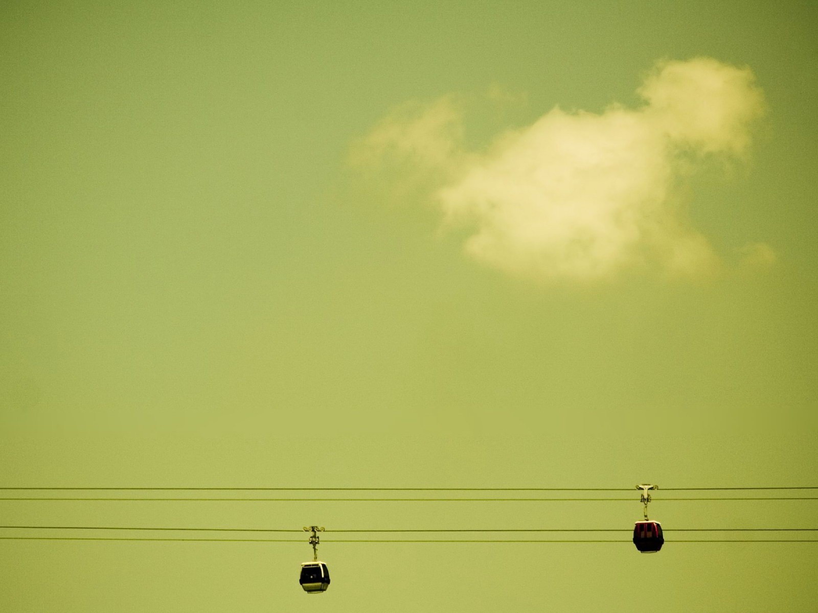 cielo cuerda nubes