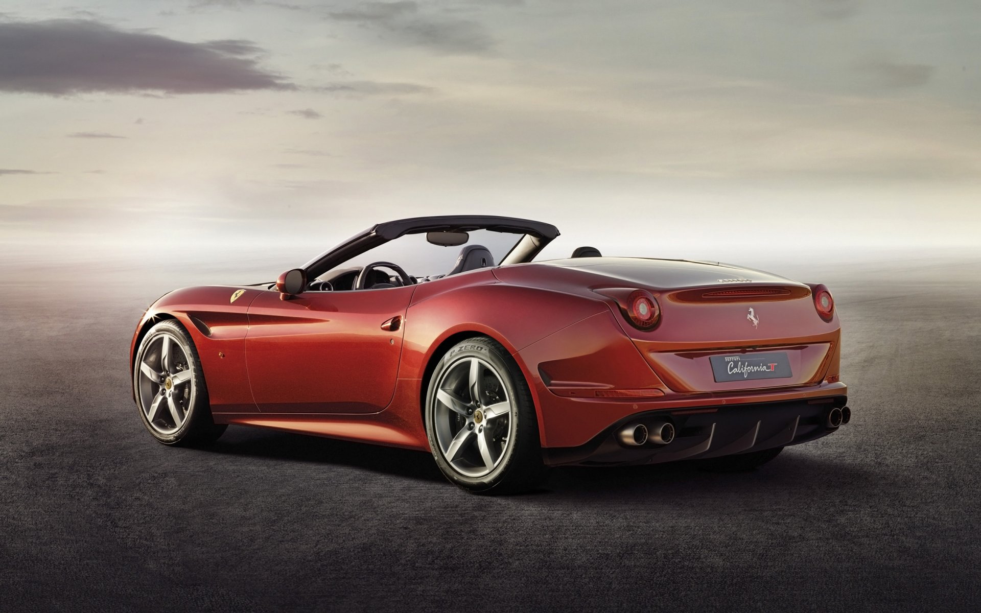 ferrari california t ferrari supercar red rear view