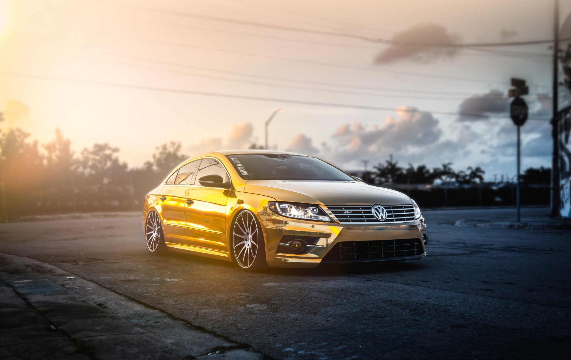 volkswagen passat cc tuning gold front volkswagen passat golden