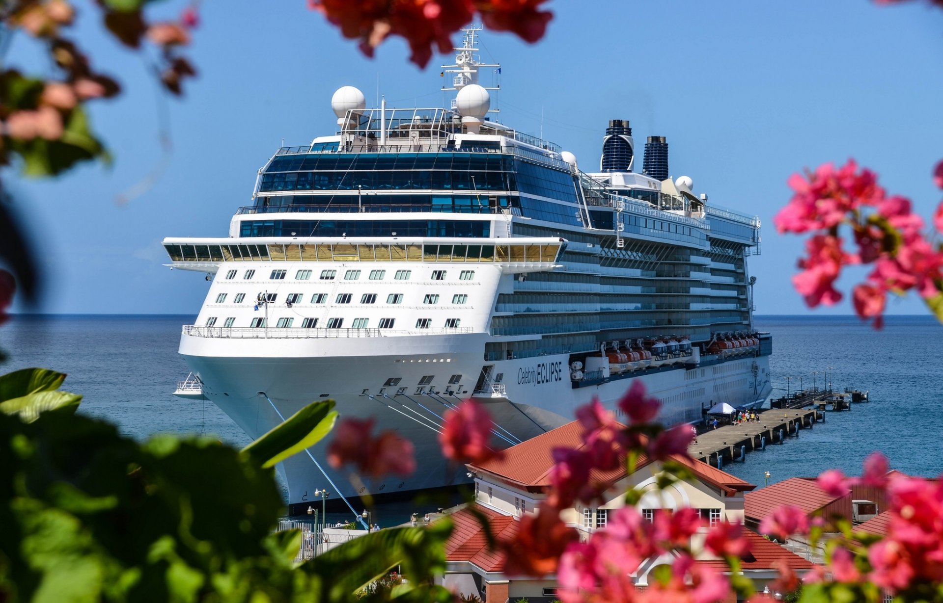 nave molo mare fiori crociera