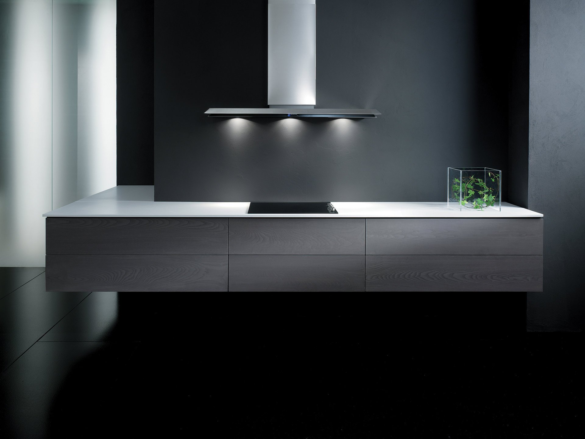 minimalismo interior cocina diseño zen alta tecnología techno