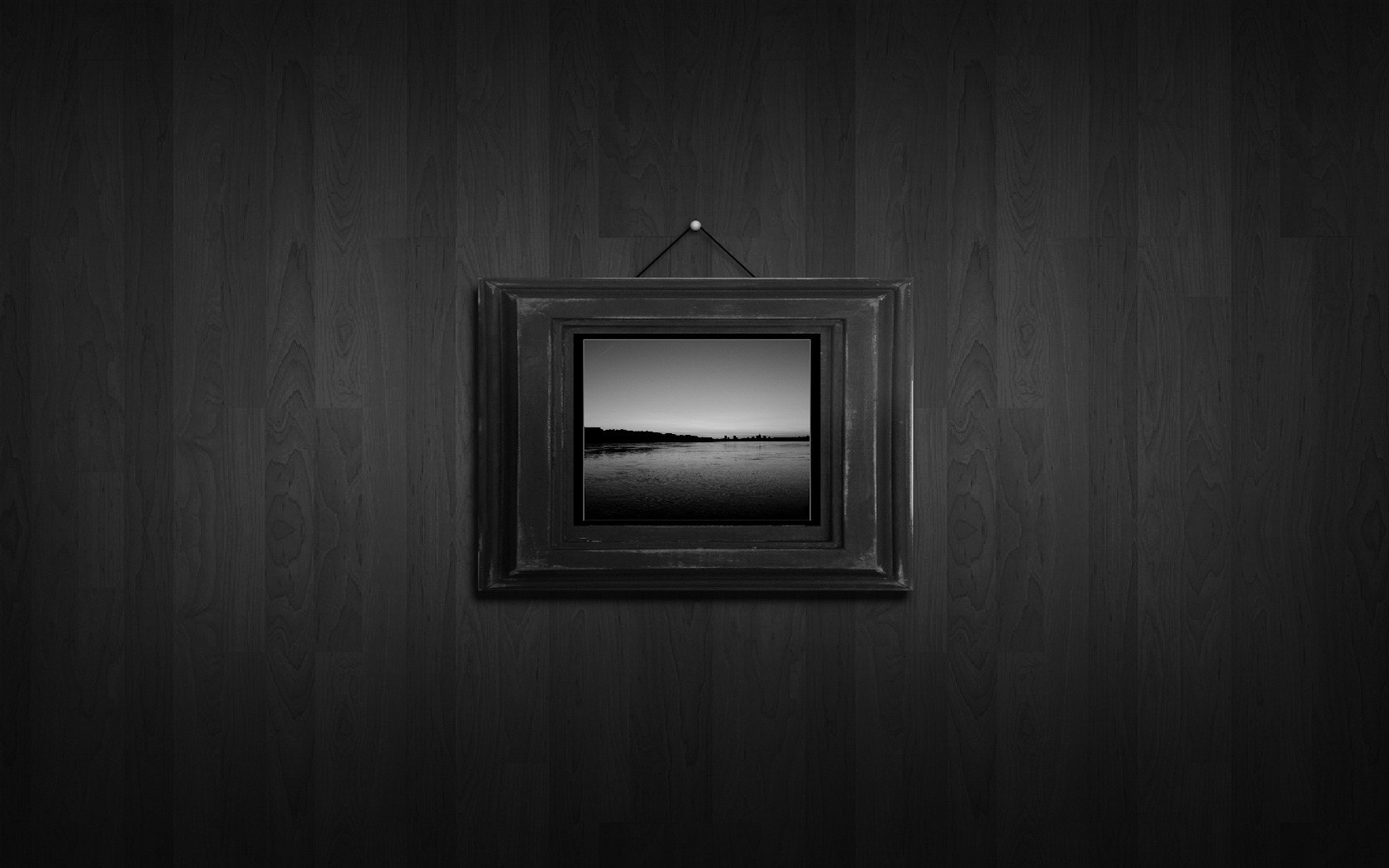 pintura pared blanco y negro