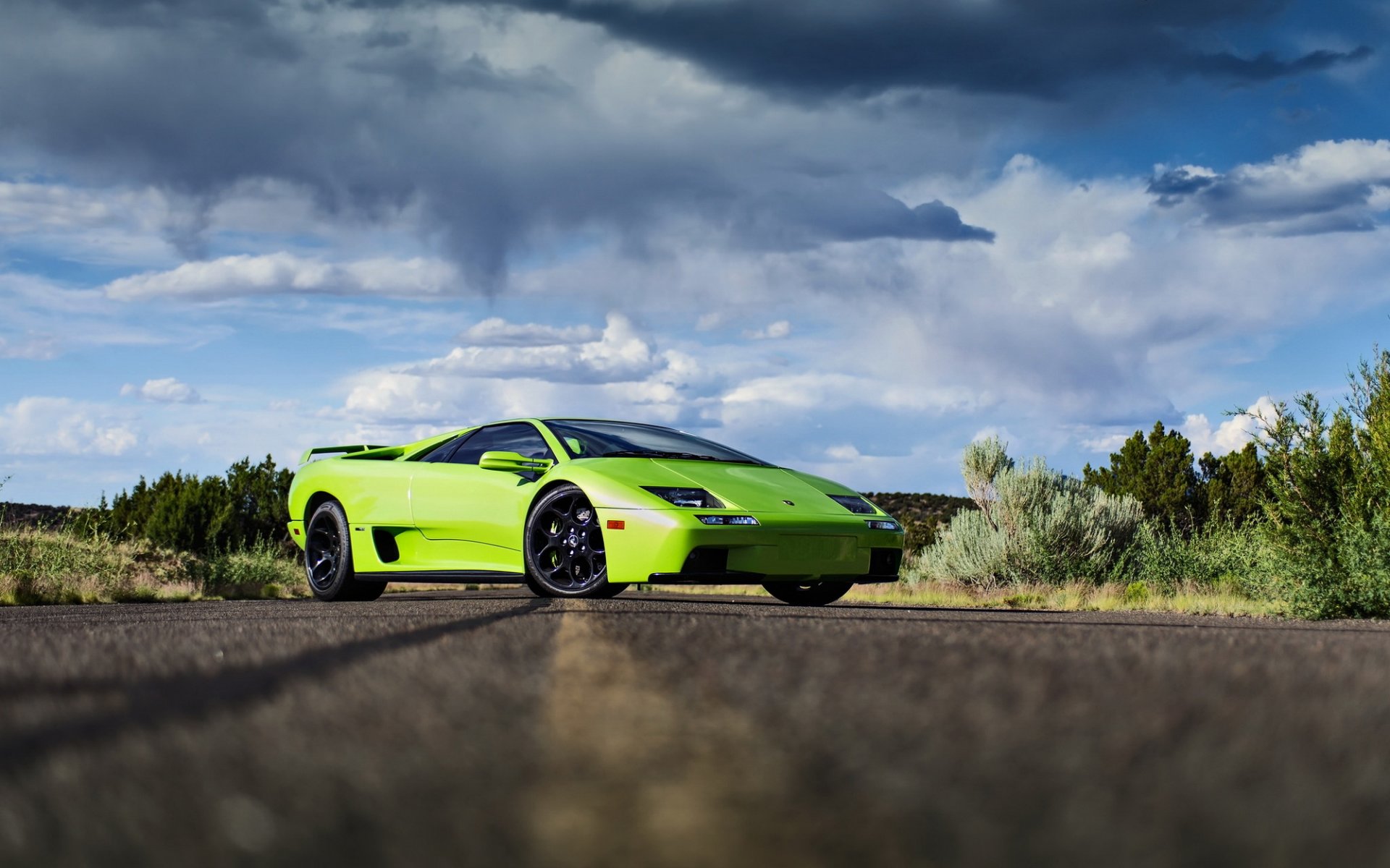 lamborghini diablo strada carta da parati supercar snack lavoro fotografico