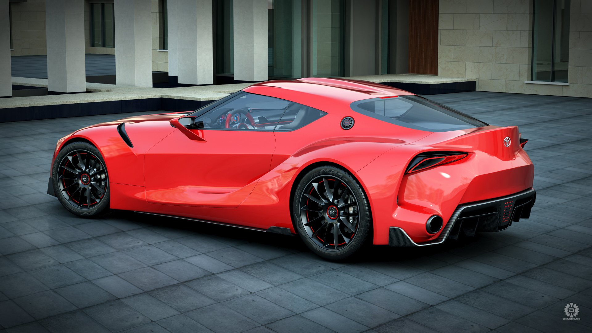 toyota ft-1 auto rot render dangeru