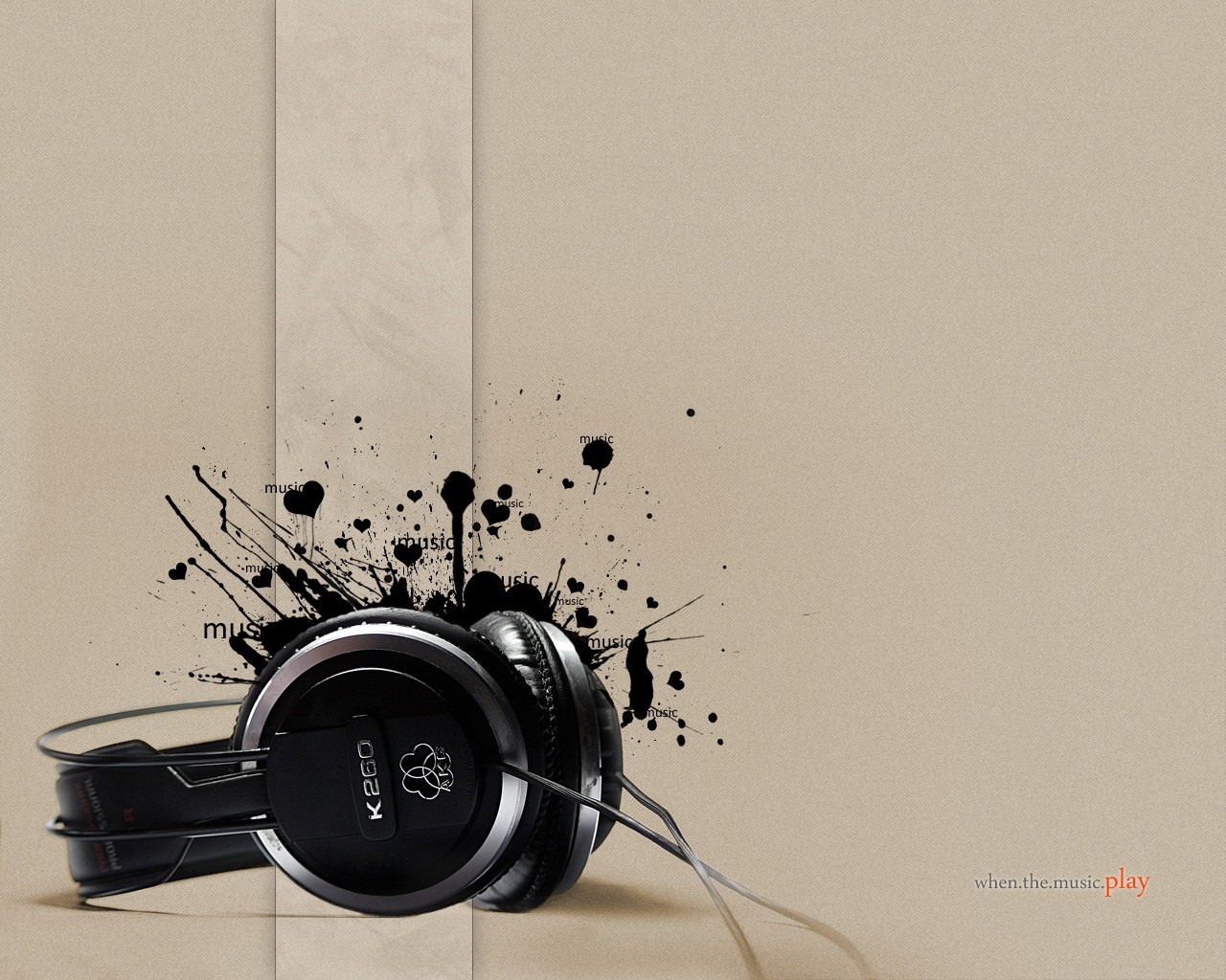 headphones background the blob