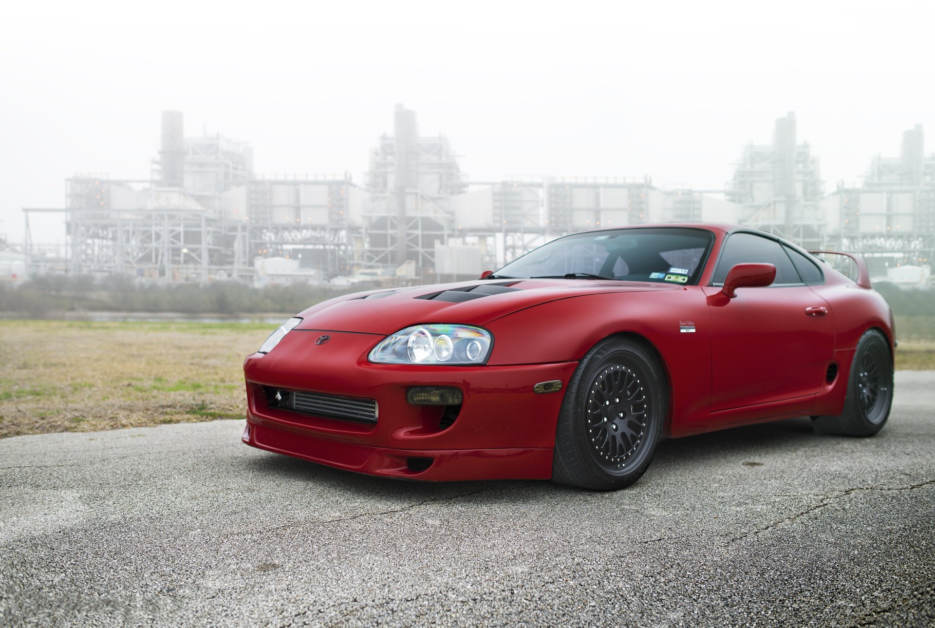 toyota ci-dessus rouge toyota supra rouge jantes