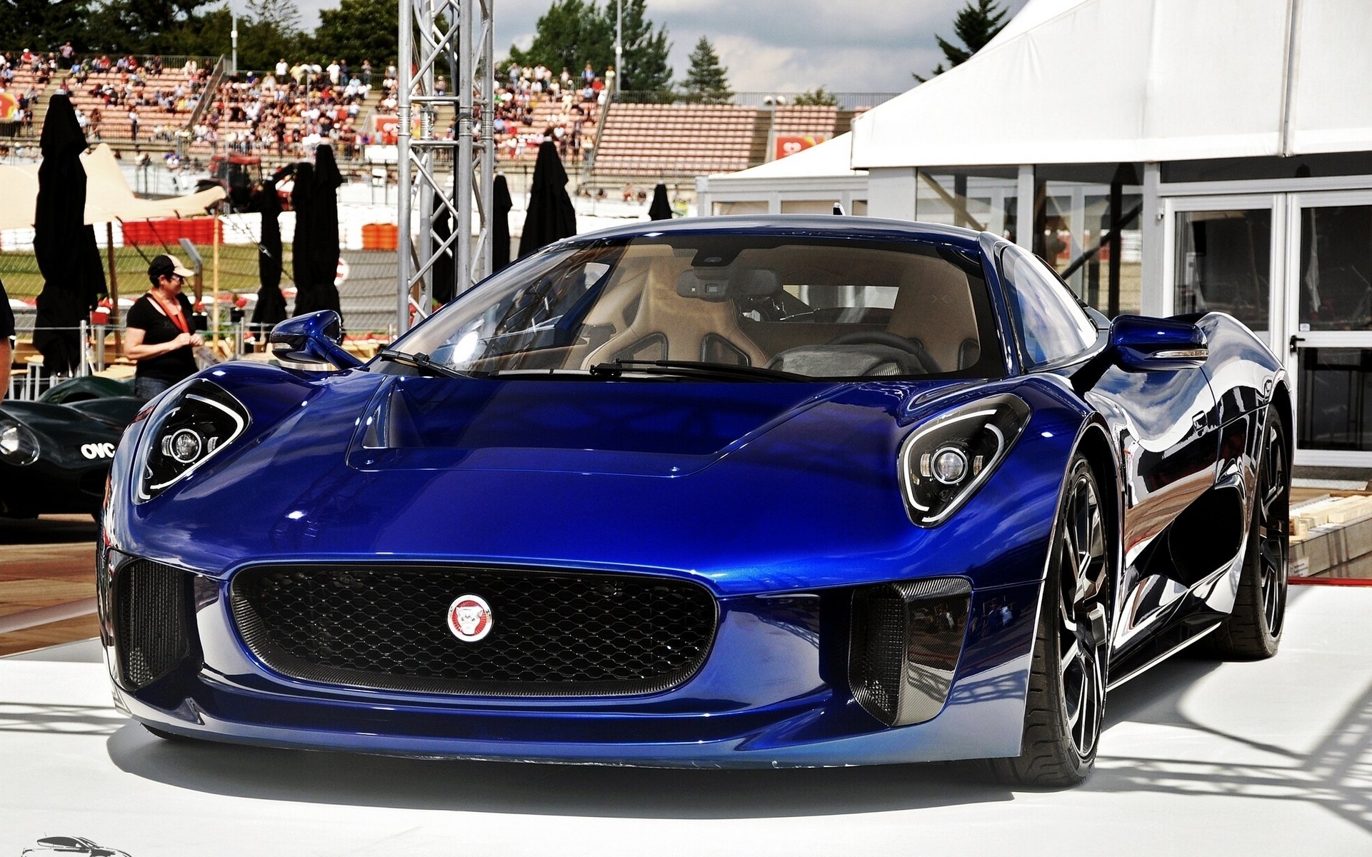 jaguar c-x75 concept jaguar c-x75 concept bleu