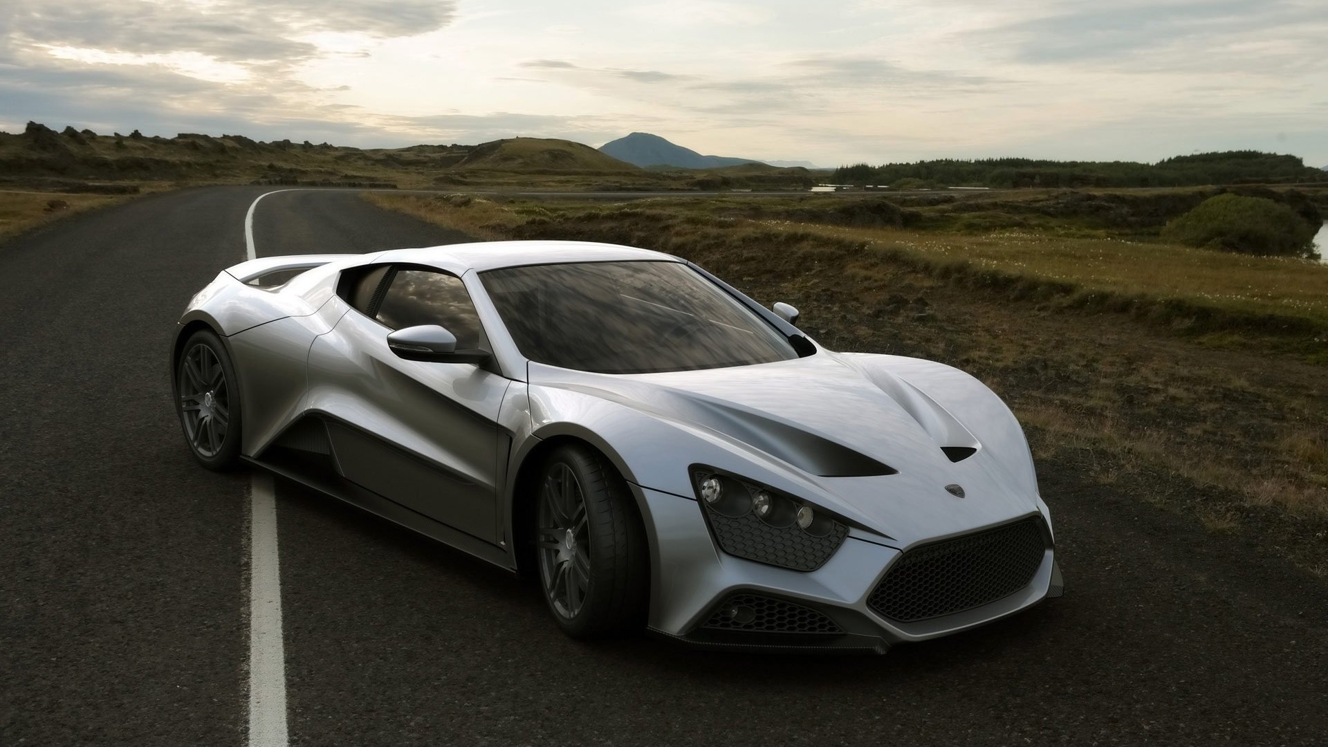 zenvo st1 straße zenvo silber