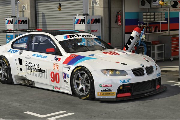 BMW Racing en pegatinas de arte