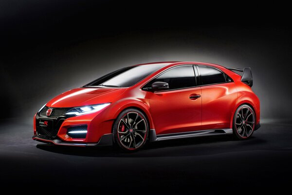 The concept of the 2014 Honda civic type r car