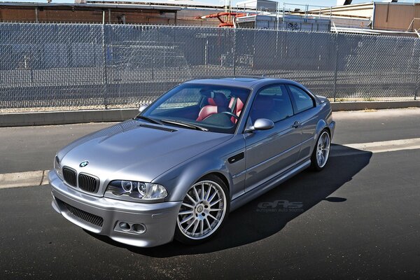 Silver BMW sports car Germany