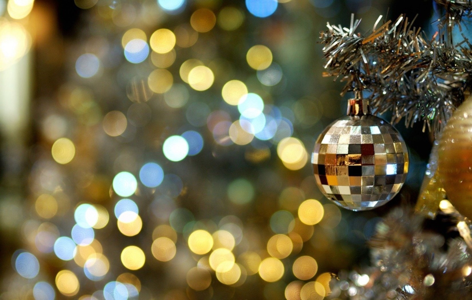 vacanza ghirlande celebrazione luci albero di natale nuovo anno umore magia carta da parati decorazione