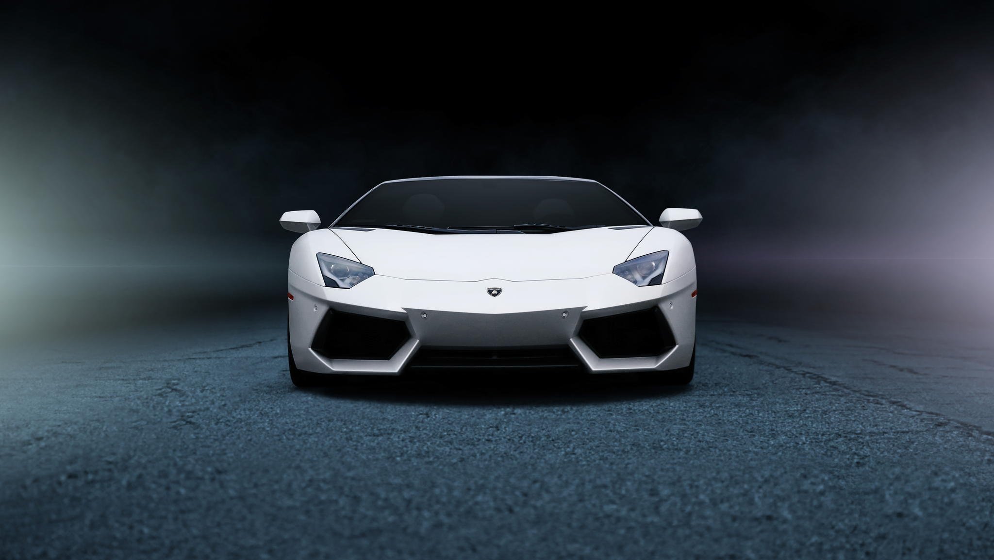 lamborghini aventador lp700-4 blanco frente lamborghini aventador frente