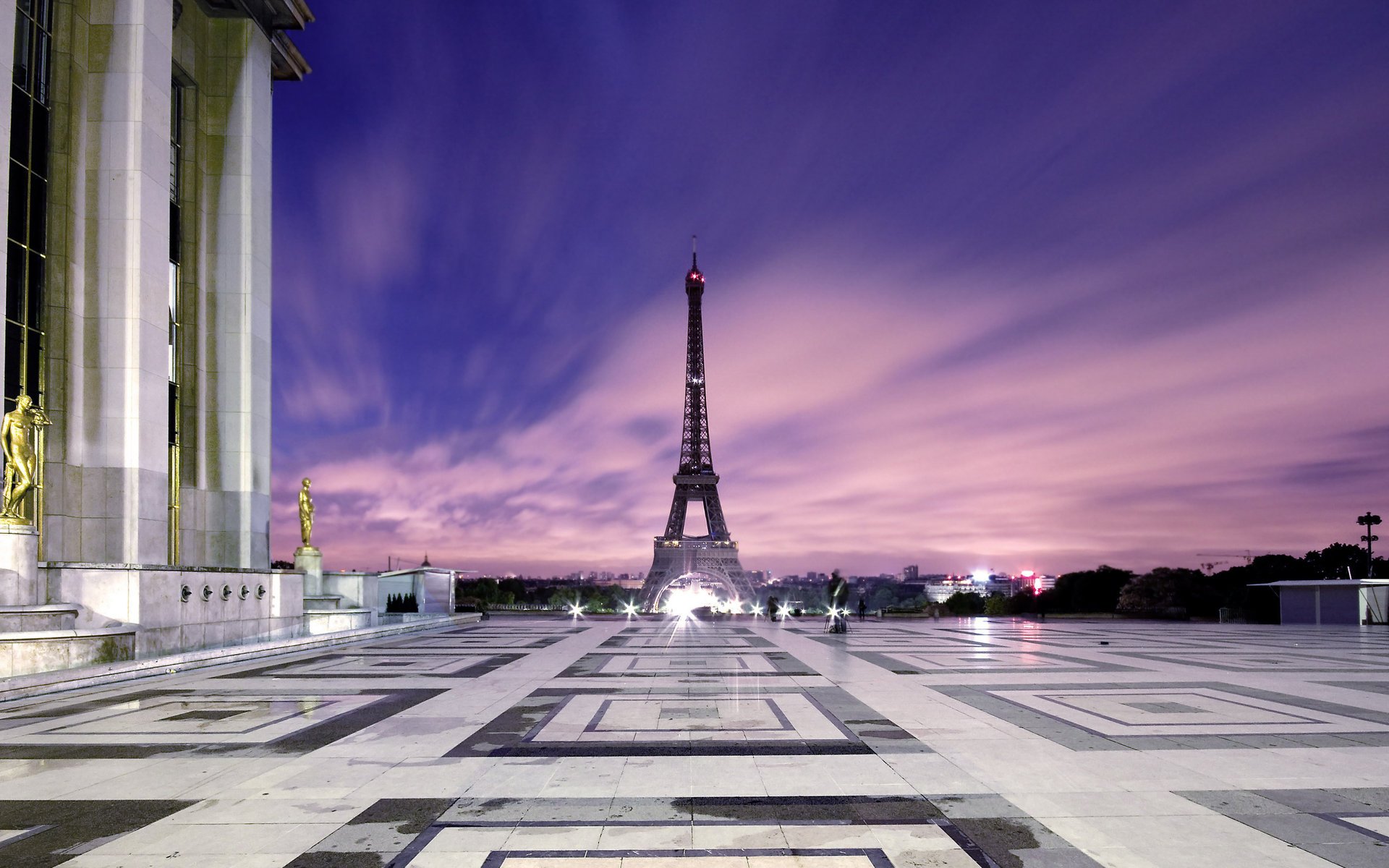 ciudad parís francia torre cielo