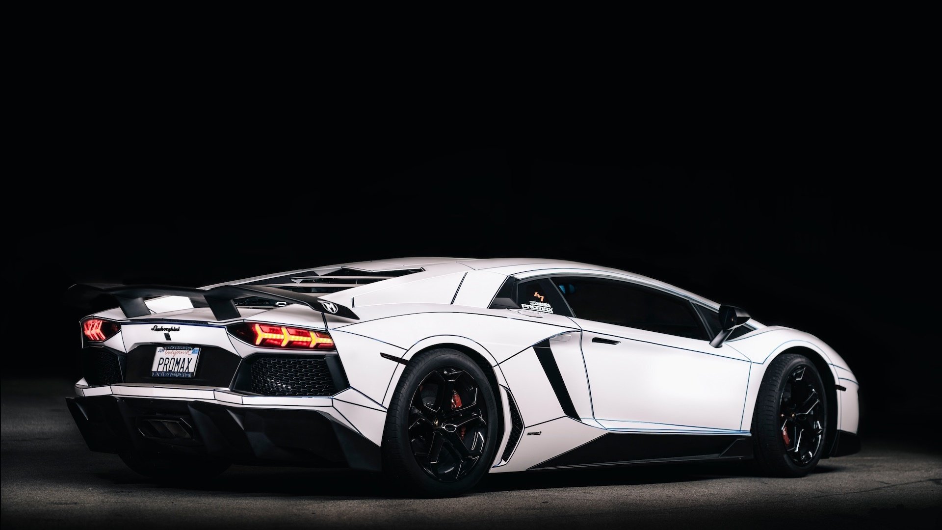 lamborghini aventador lp700-4 2014 trône tuning voiture arrière