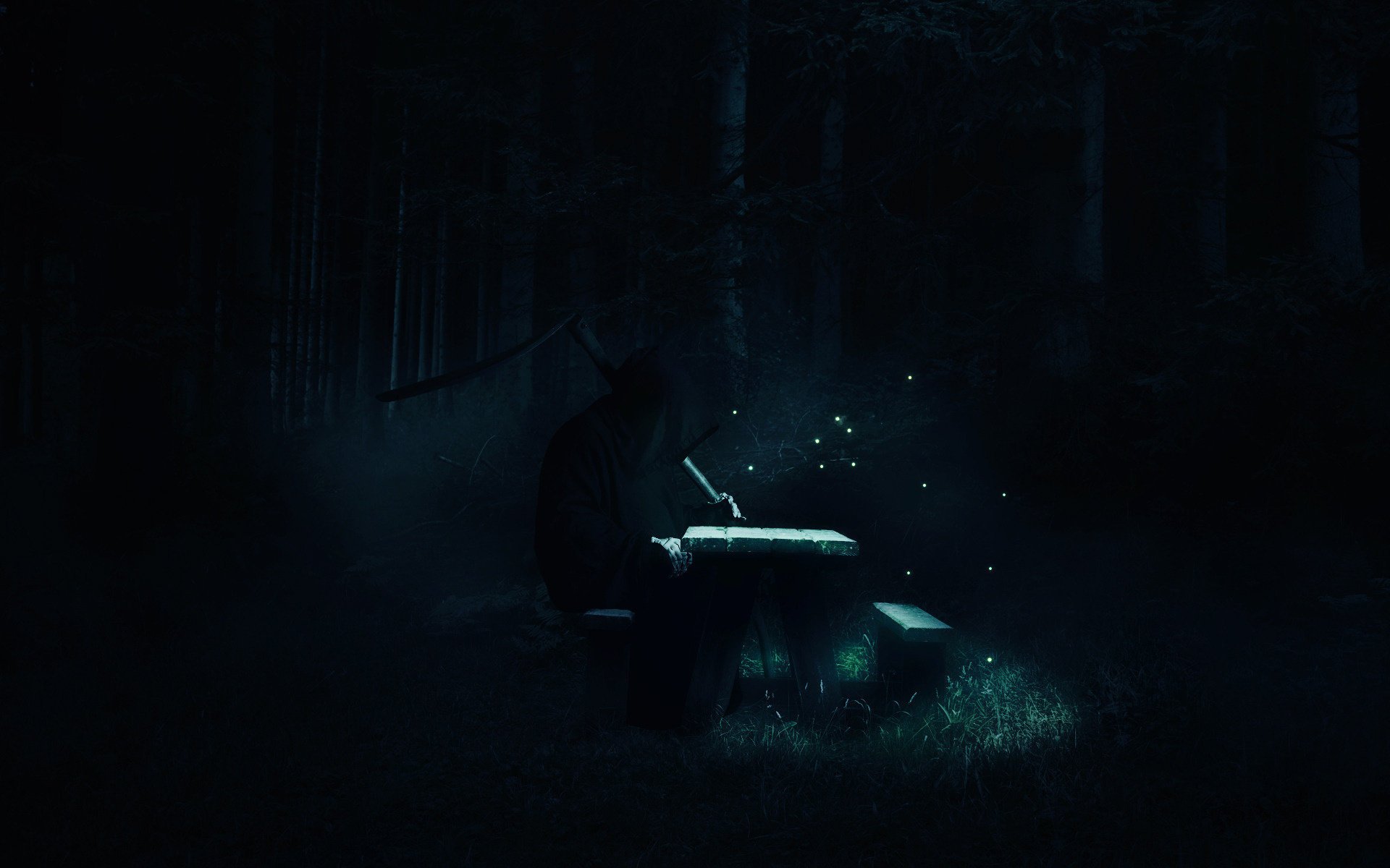 fantasy fantasy tod bank nacht ruhe