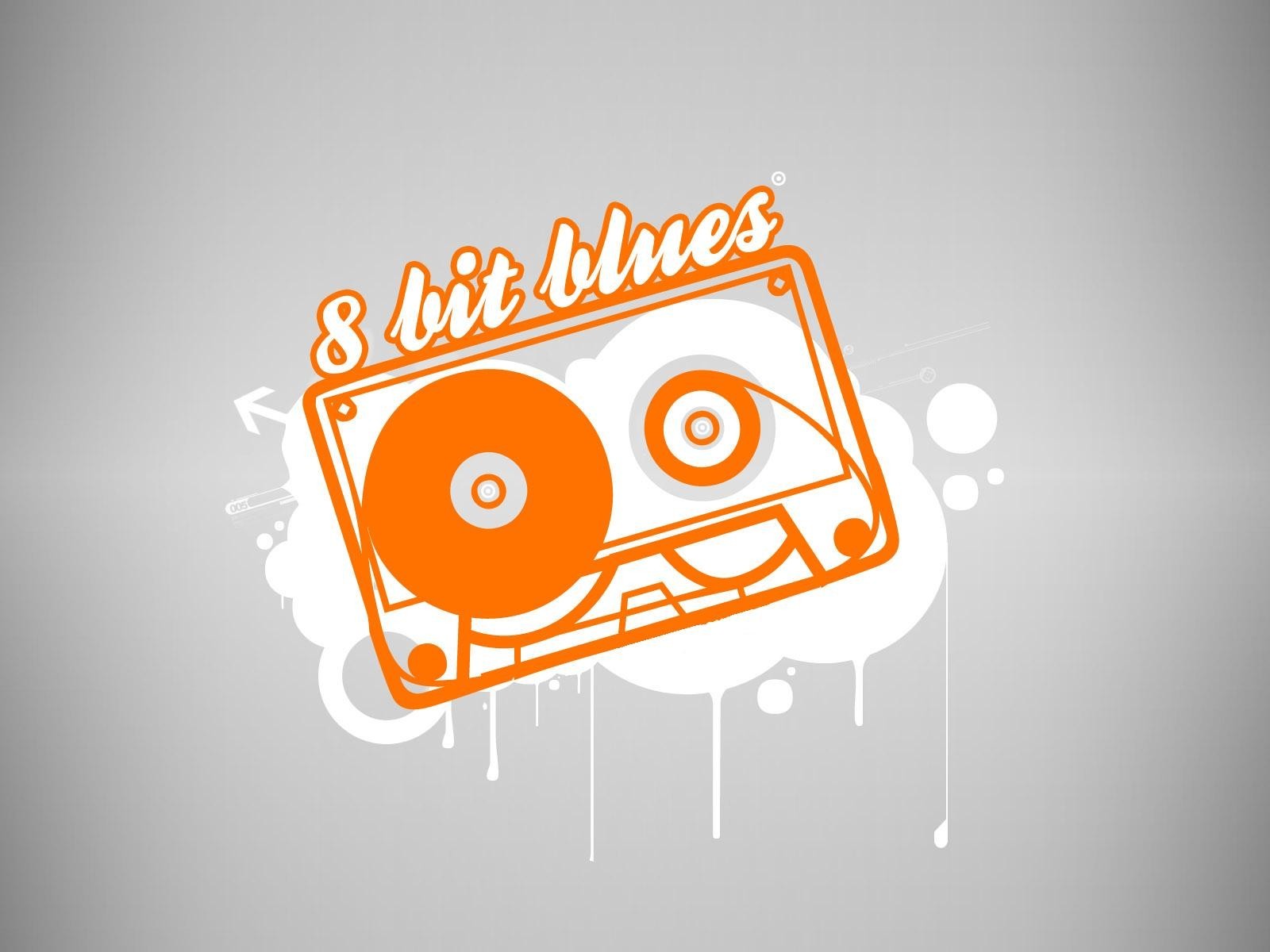 8 bit blues grigio caseta