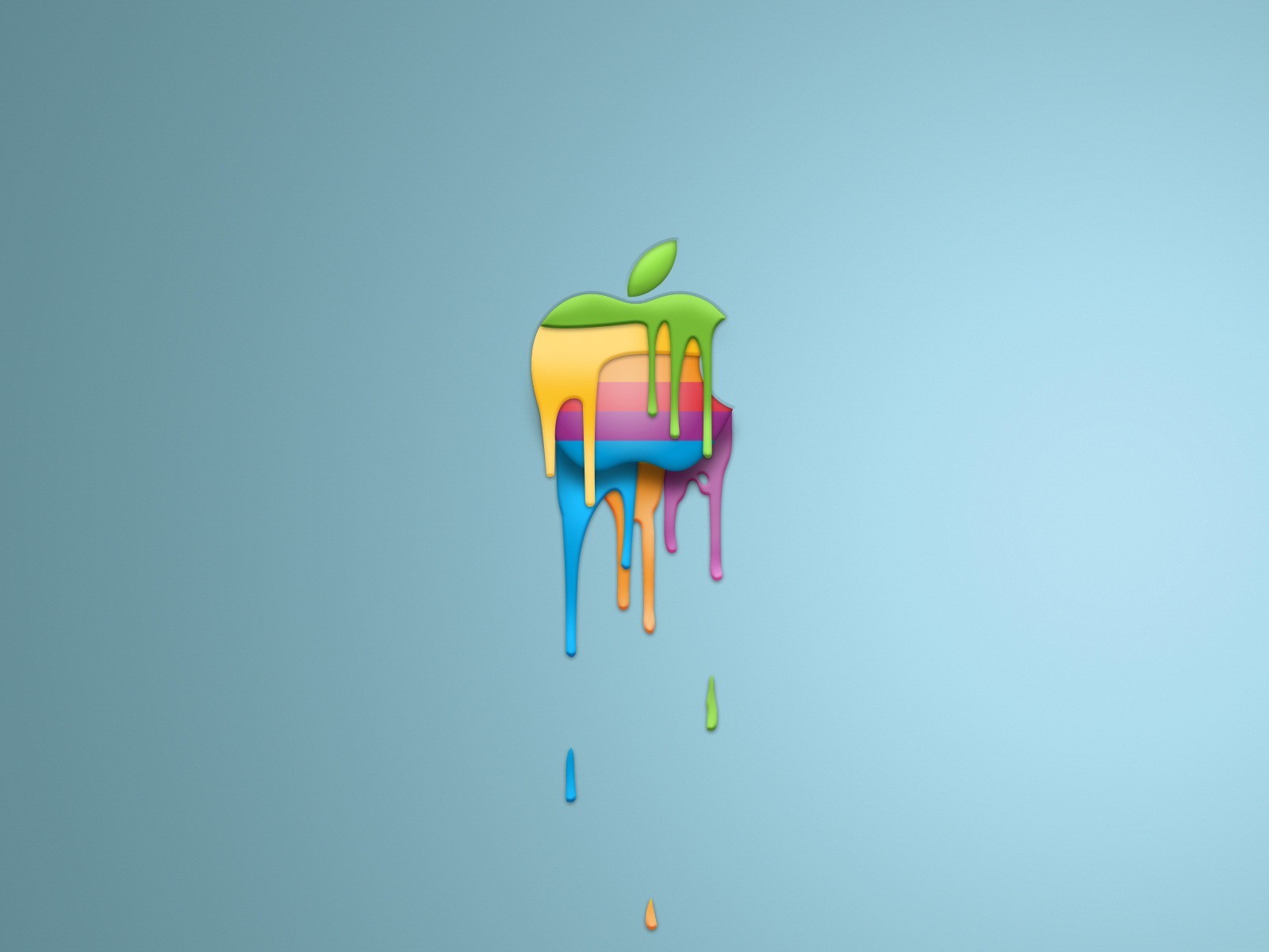 minimalism logo paint apple
