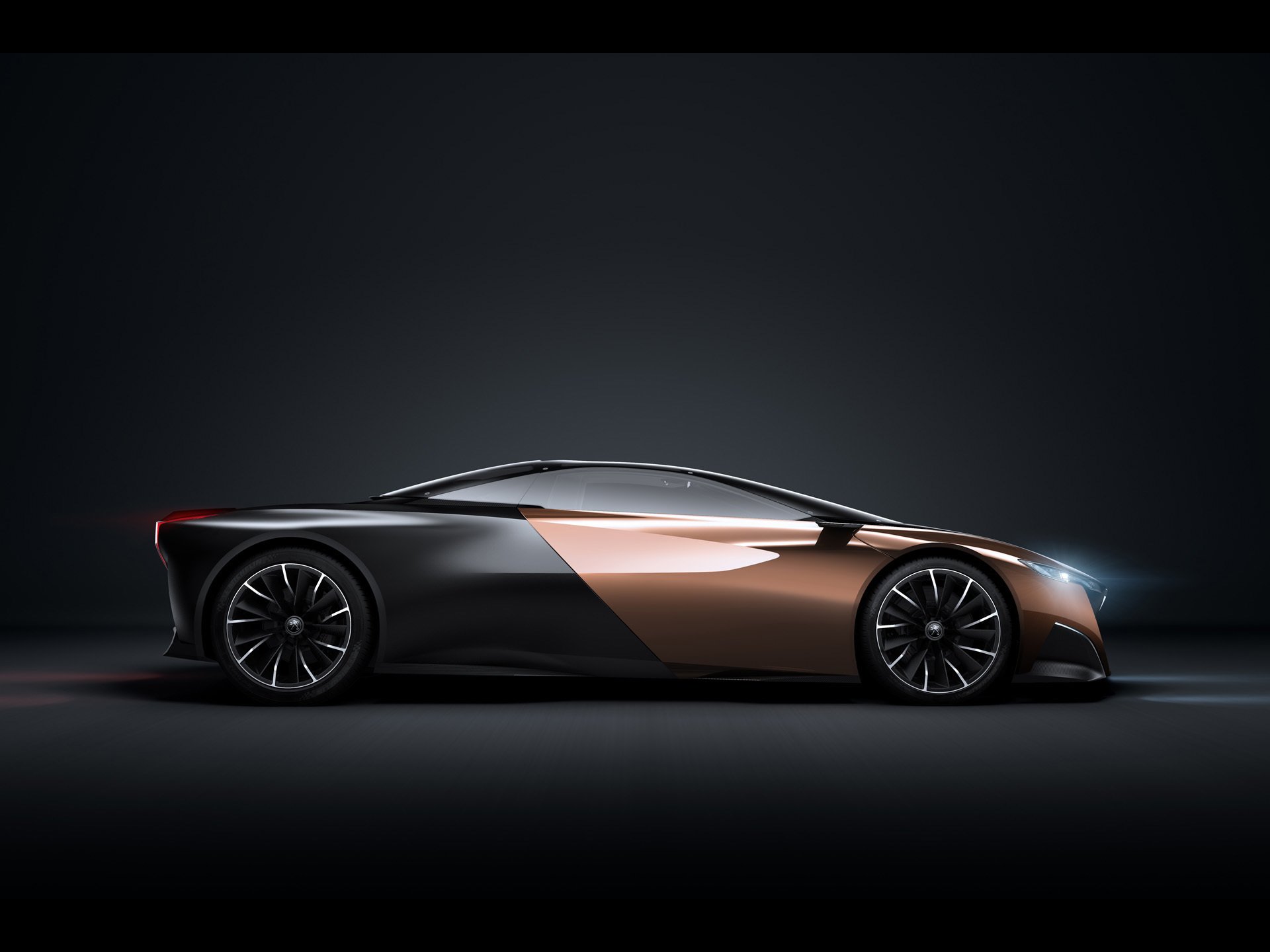 peugeot onyx schwarz konzept auto