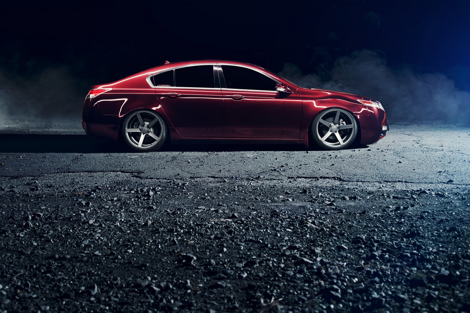 honda acura tl posición rojo honda acura rojo perfil
