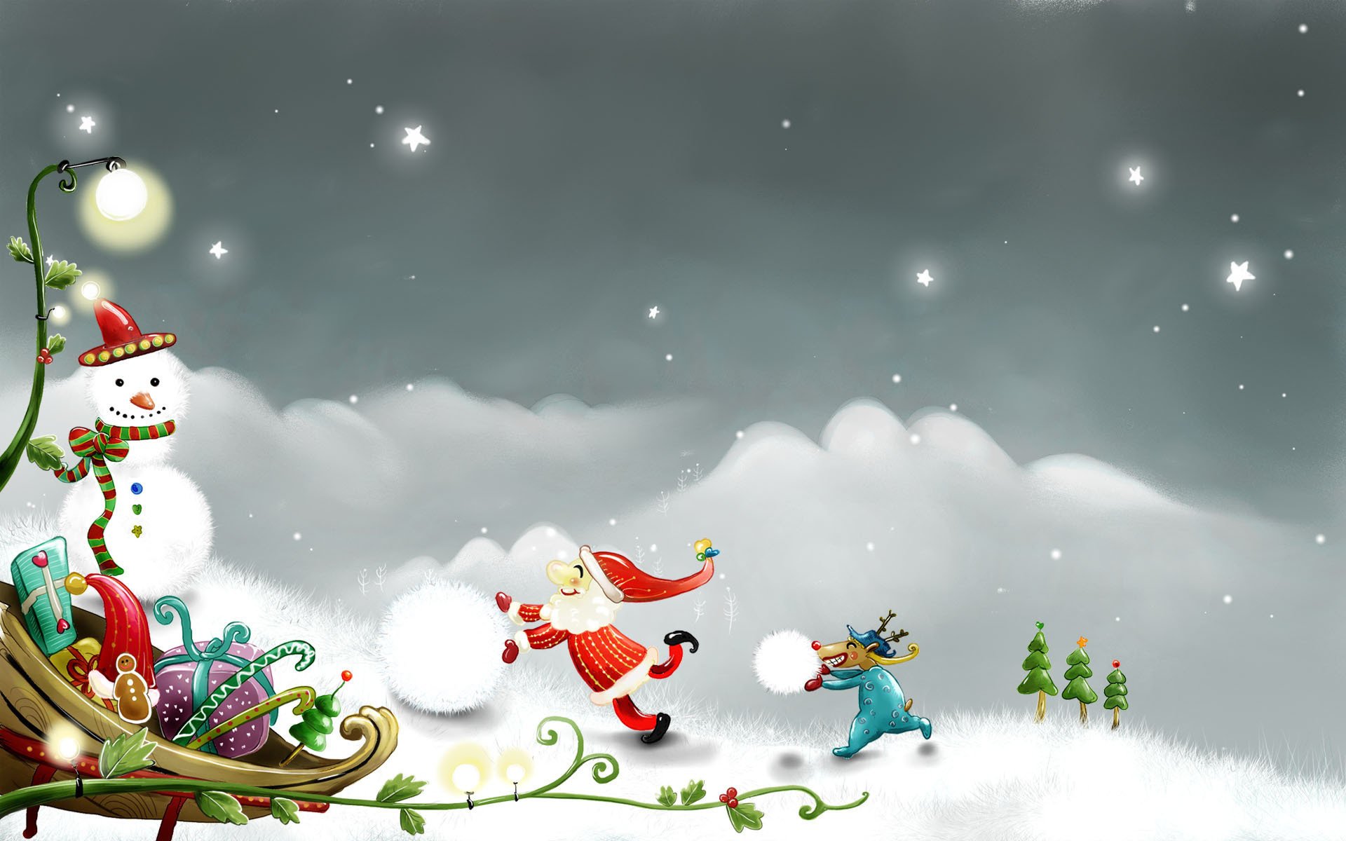 vacances bonhomme de neige vecteur dessin nouvel an noël